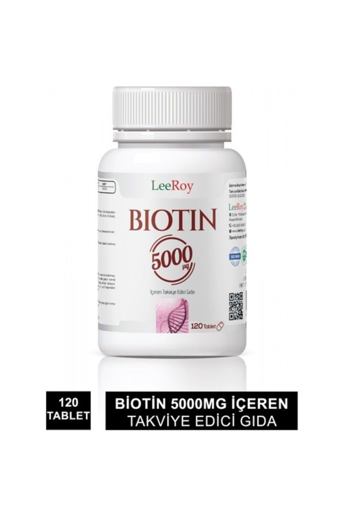 LeeRoy Biotin 5000 Mg 120 Tablet