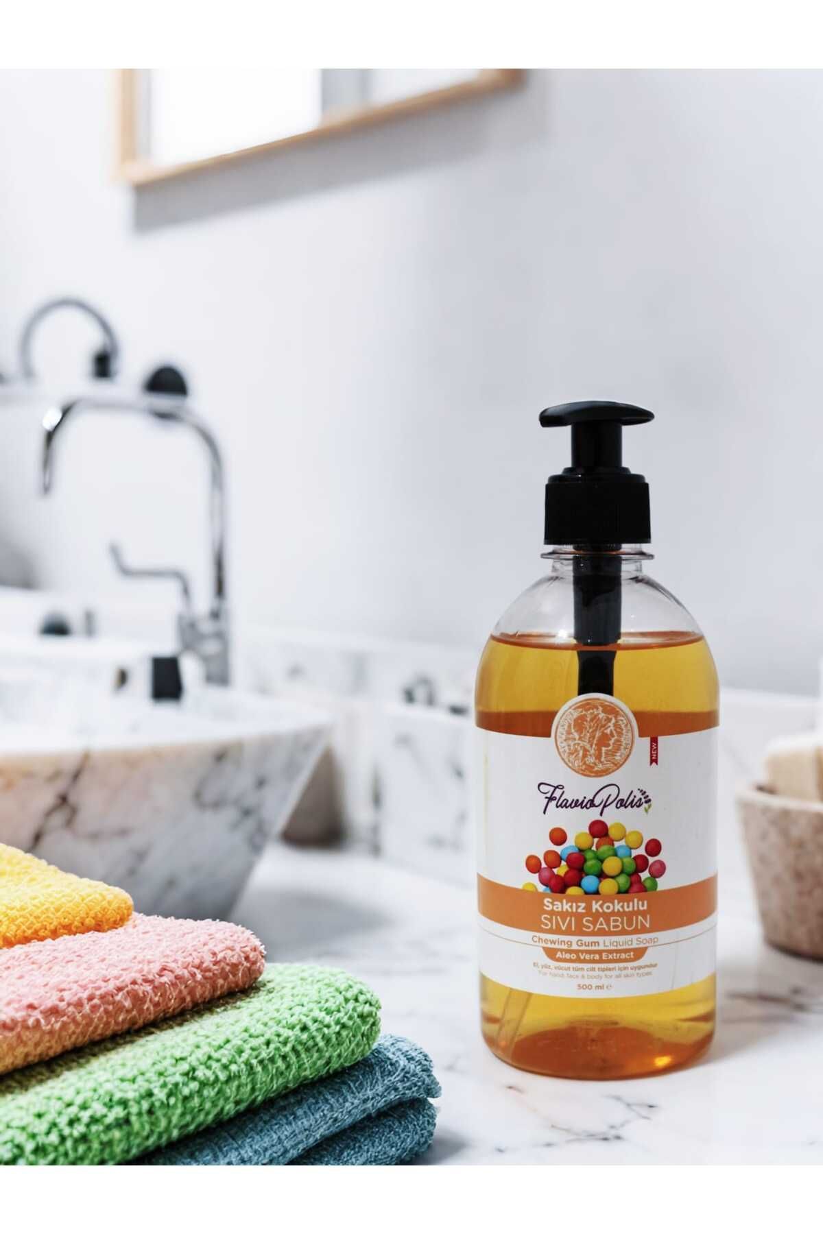 FLAVİOPOLİS 500ml Sakız Kokulu Sıvı Sabun