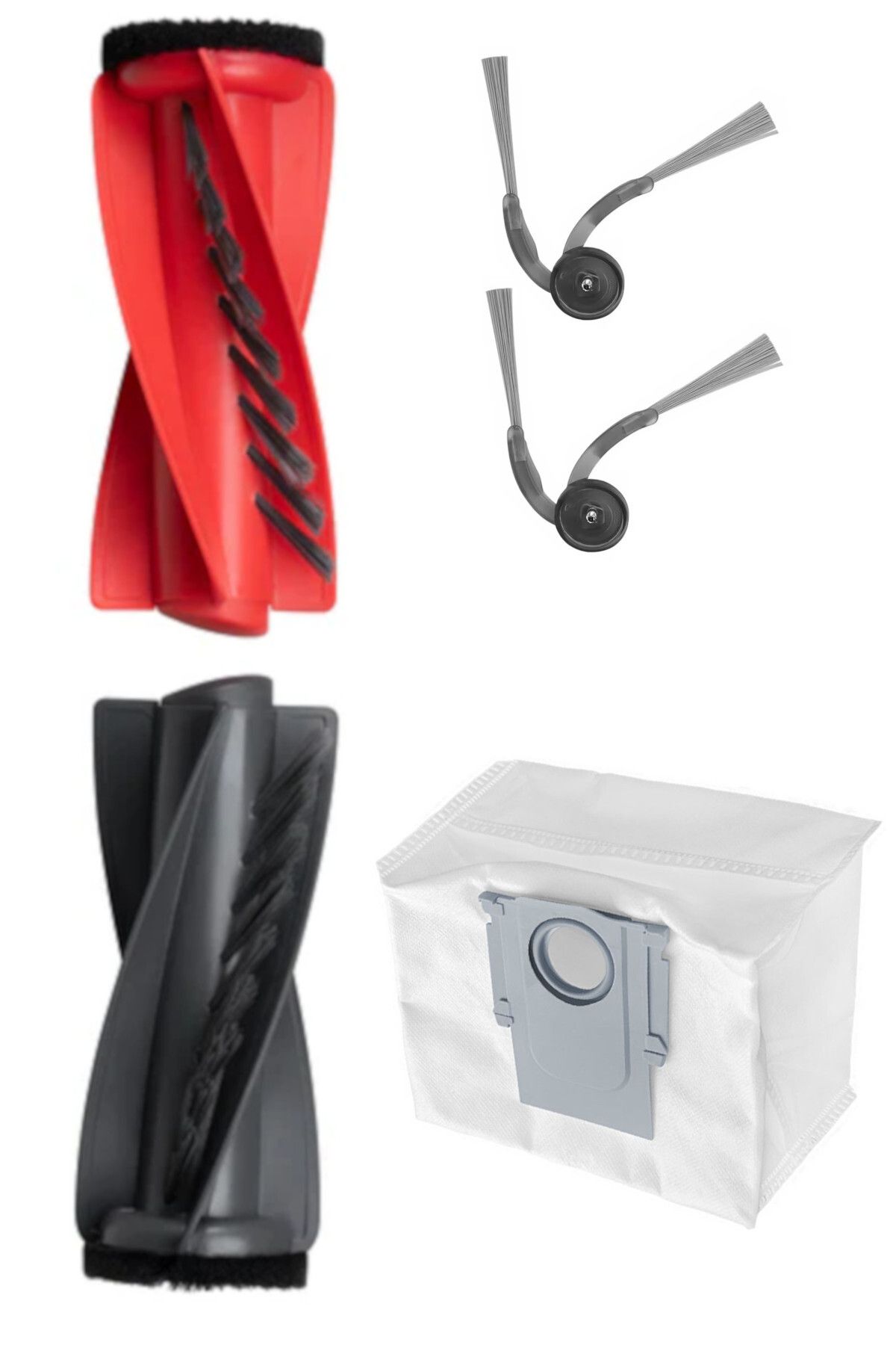 küche haus Roborock Saros 10/ 10R QrevoEdge Qrevo EdgeC Qrevo Curv Uyumlu Anafırça Yan Fırça Toz Torbası Seti