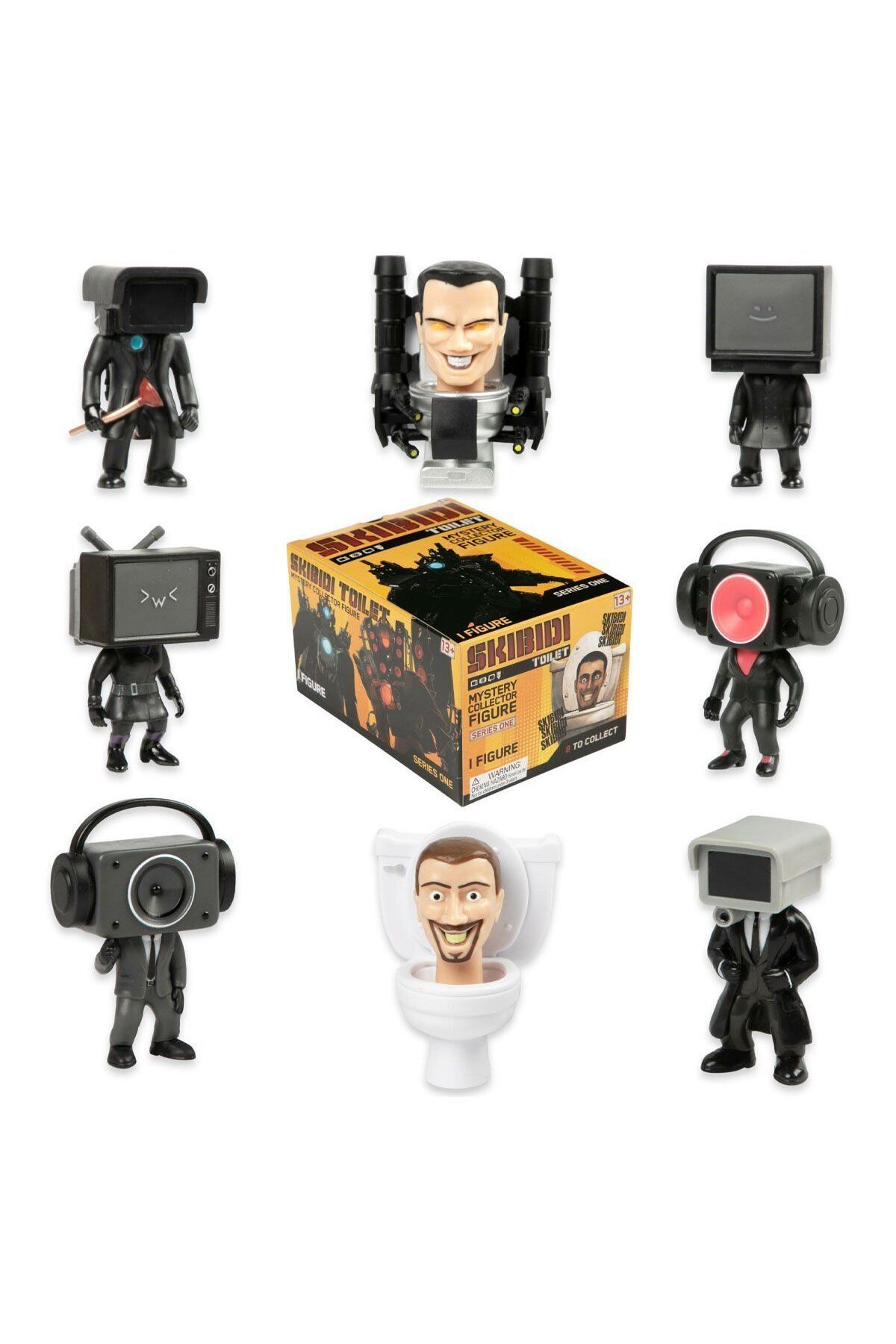 melfxxl eticaret KBD00000 Skibidi Toilet Figür Surpriz Paket