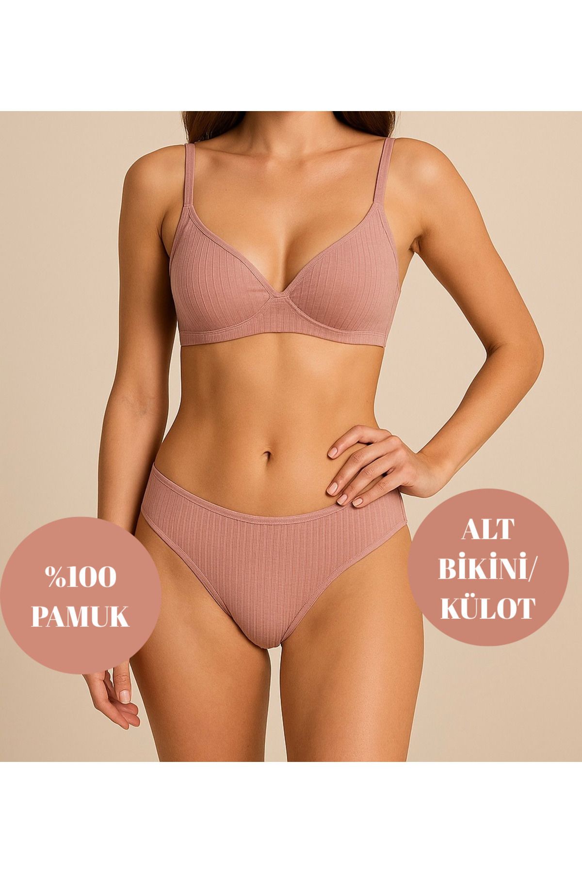 Humaone Bikini/külot Standart Esnek Kalıp %100 Pamuk