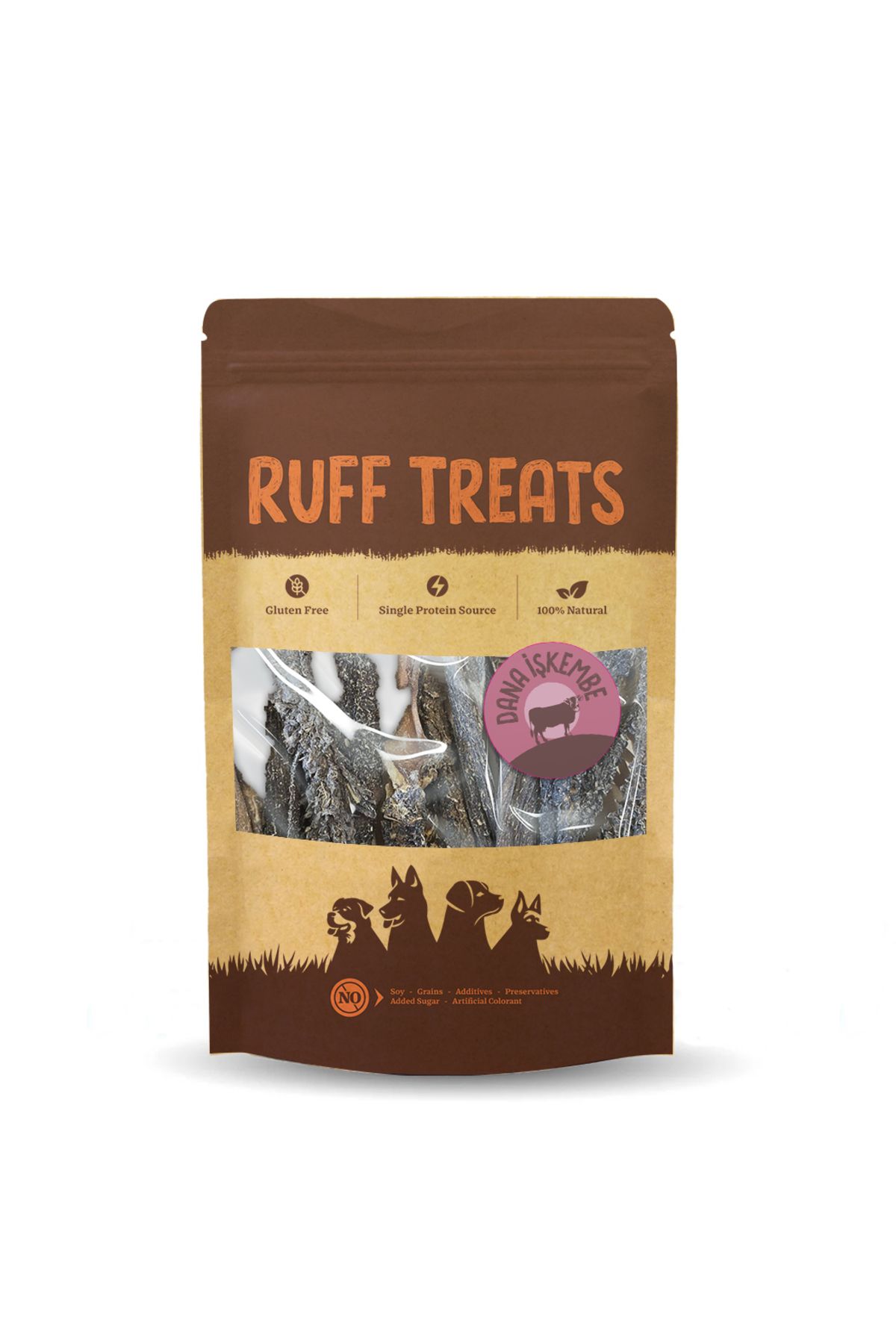 Ruff Treats Kurutulmuş Ödül Maması Dana İşkembe 100gr.