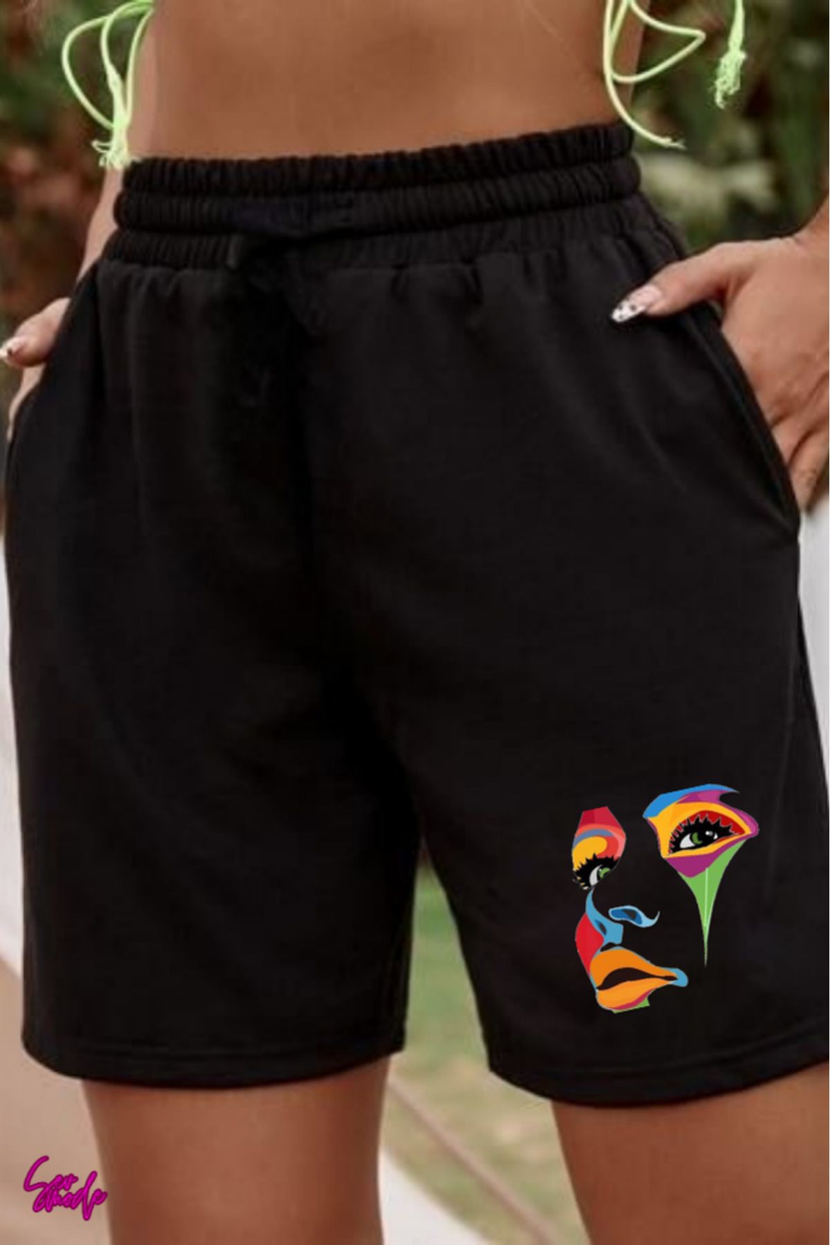 SevMode Baskılı Unisex Şort