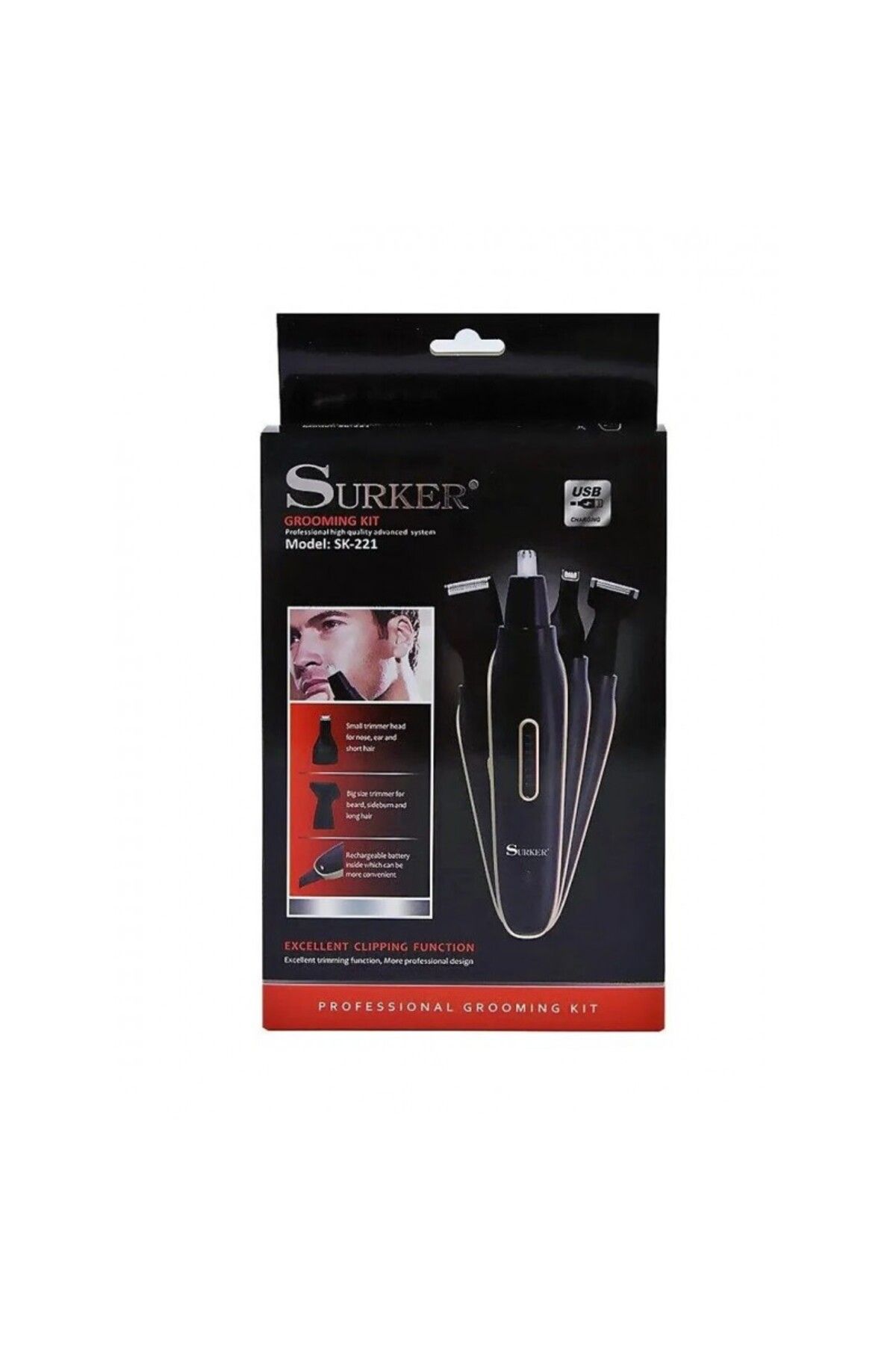 MACVI Trimmer Macvi Pentru Barbati Si Femei, Aparat De Tuns Multifunctional - One Size