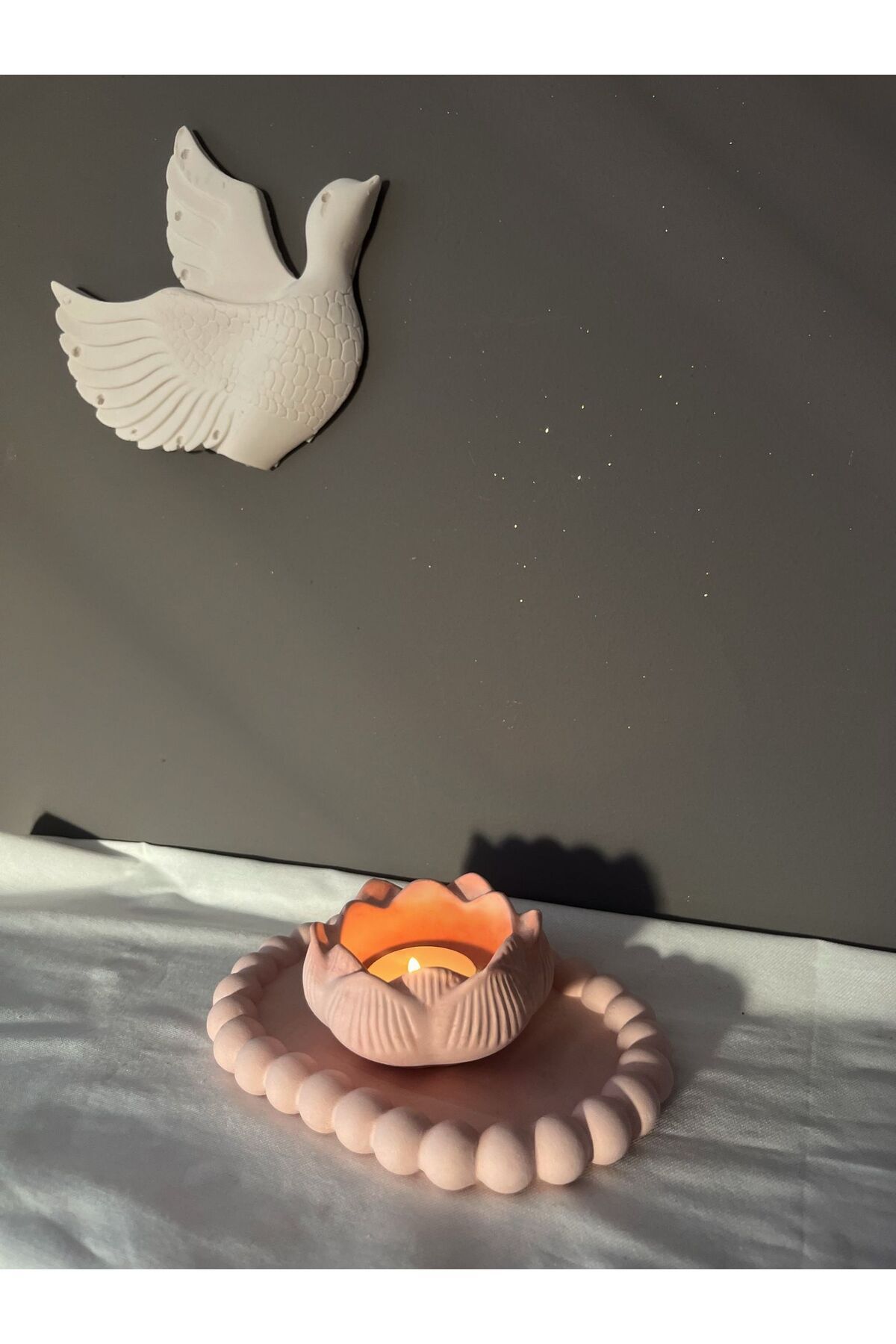 Evosia Design Pinterest Lotus Çiçeği Mumluk Seti