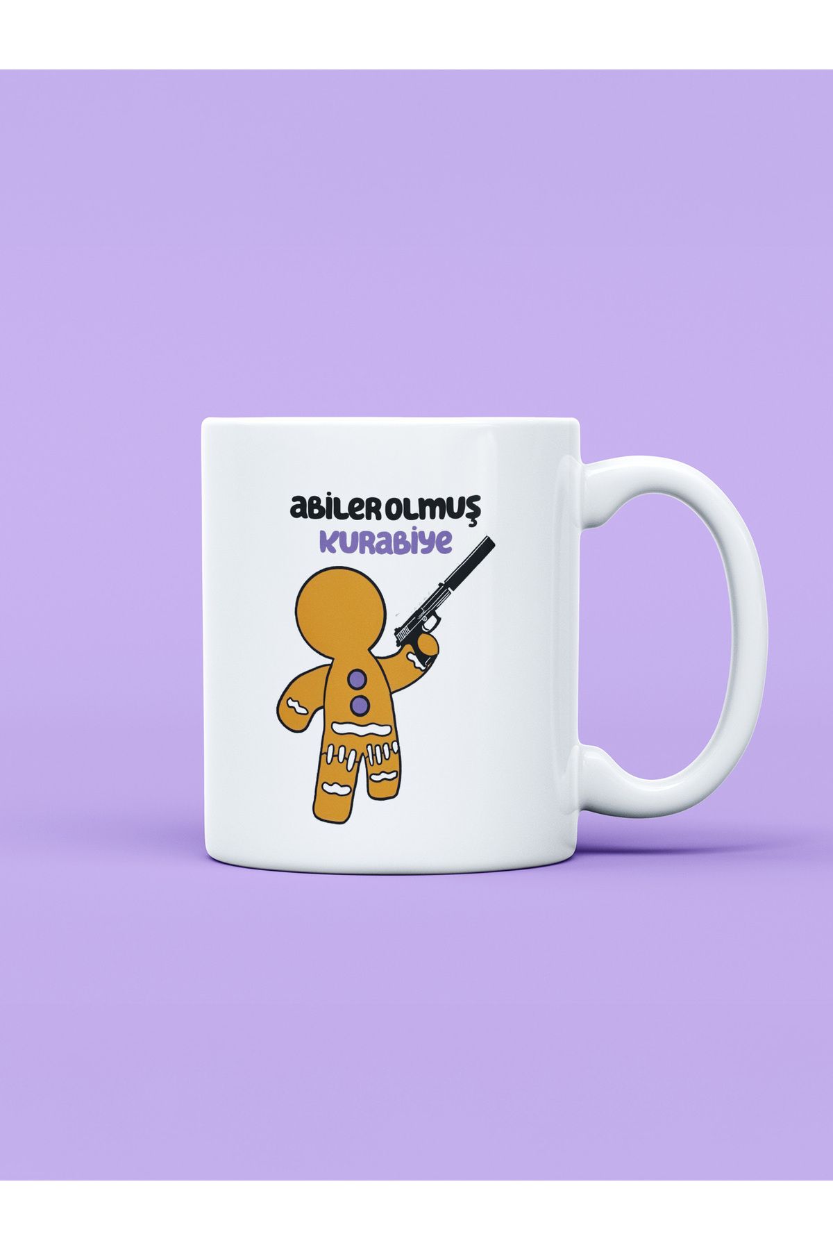 daystore Abiler Olmuş Kurabiye Baskılı Kupa Bardak