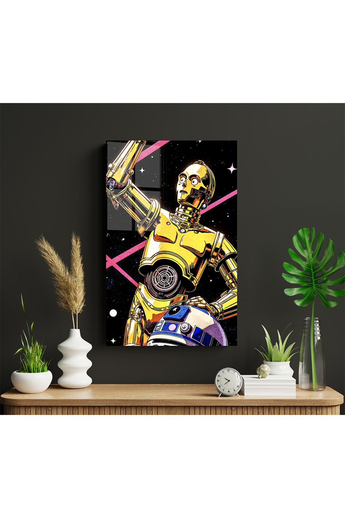 Ayabak Metal Poster Star Wars - Dikey Dekoratif Metal Poster - Hediyelik Çerçevesiz Tablo