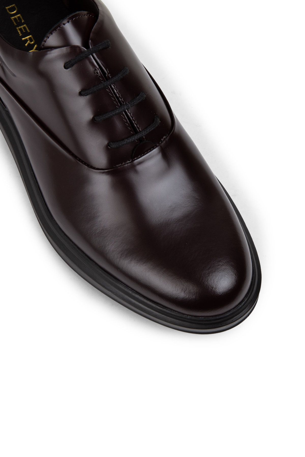 Deery-Genuine Leather Claret Red Comfort Men's Casual Shoes 5