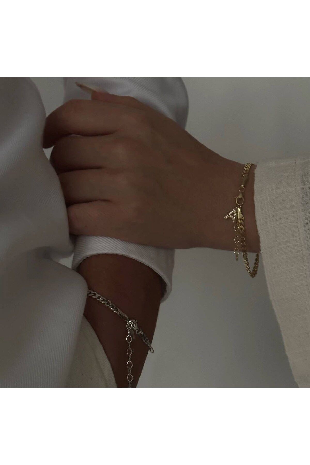 beonejewelry HACİMLİ GURMET ÇİFT BİLEKLİK | 925 GÜMÜŞ