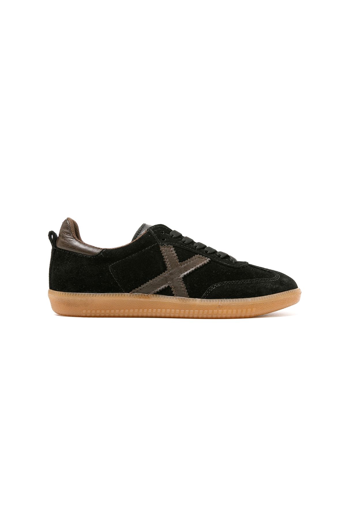 John May Kadın / Kız Sneaker ( Günlük) RC-25Y-088-M-VADE John May Siyah Süet-Kahve Cilt