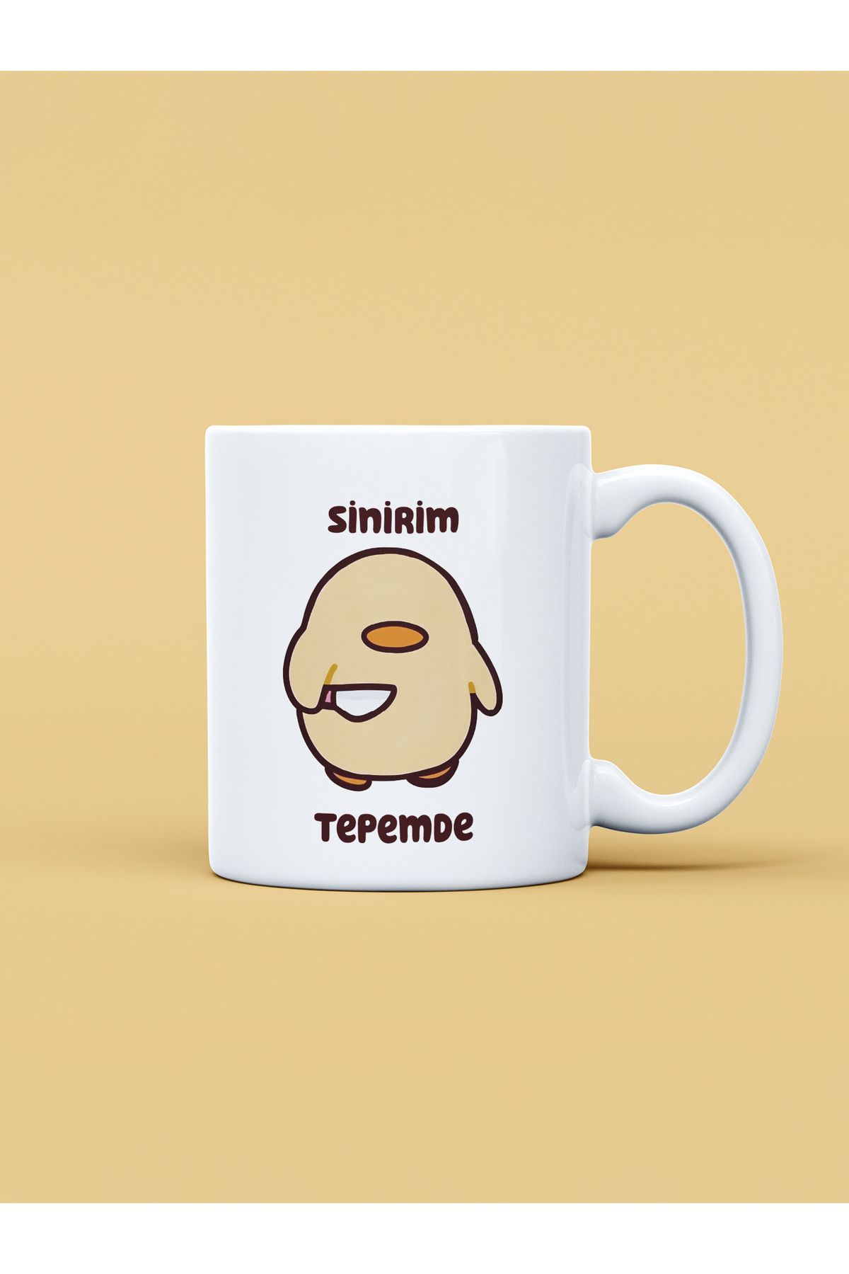 daystore Sinirim Tepemde Baskılı Kupa Bardak