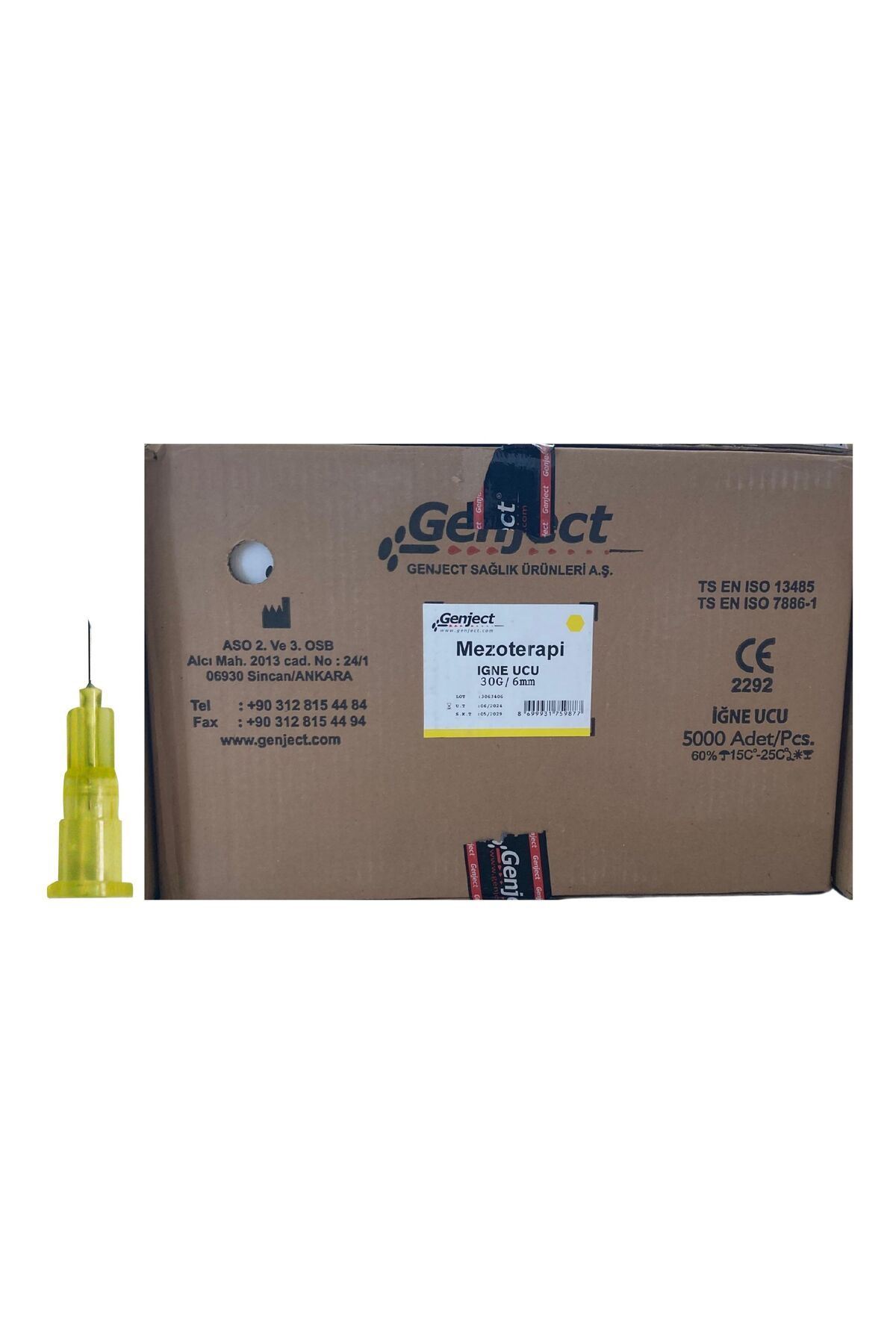 Genject - MEZOTERAPİ 30G 6MM İĞN UCU - 5000 ADET