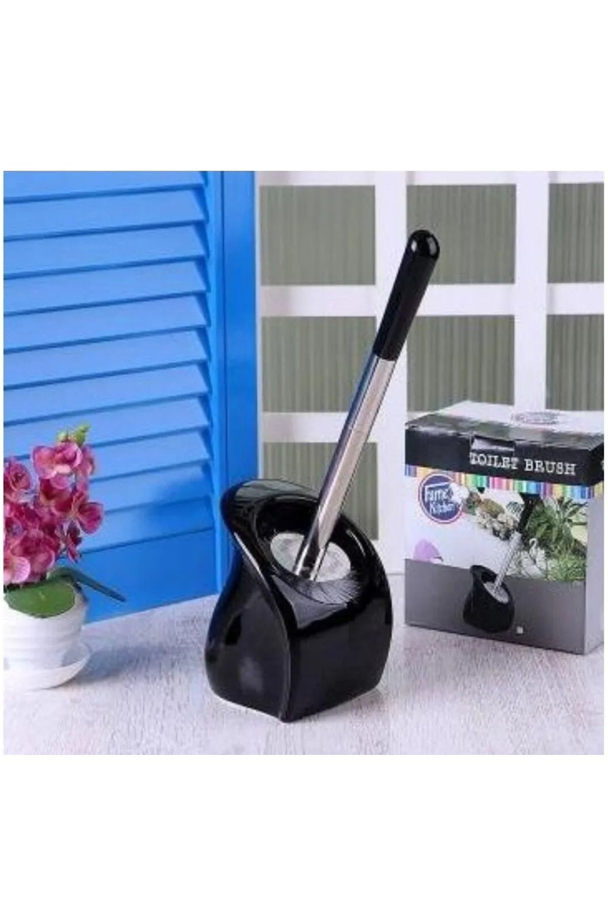froyalife Fame Kitchen Seramik Tuvalet Fırçası - Siyah