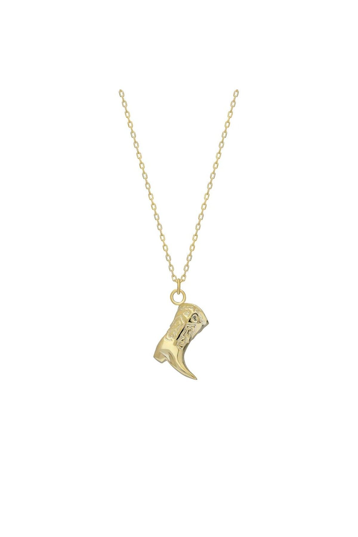 beonejewelry KOVBOY ÇİZME KOLYE | 925 GÜMÜŞ