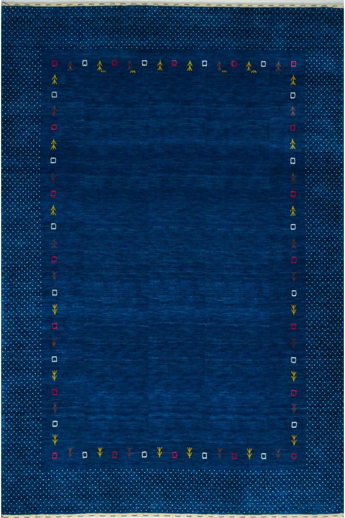Handmade Lori Lacivert Renk Modern El Dokuma Halısı
