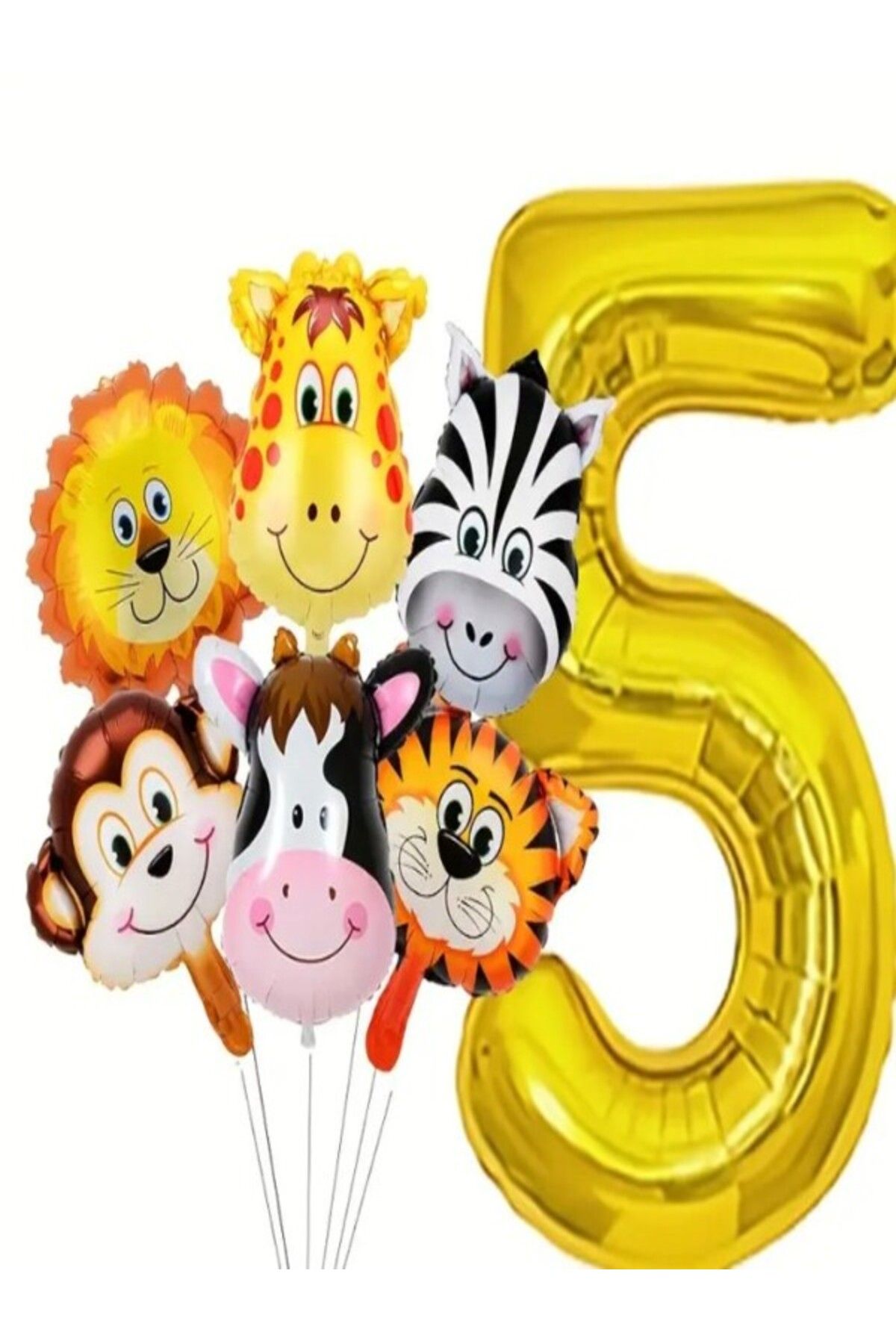 klbk SAFARİ HAYVAN FİGÜRLÜ BALON SETİ