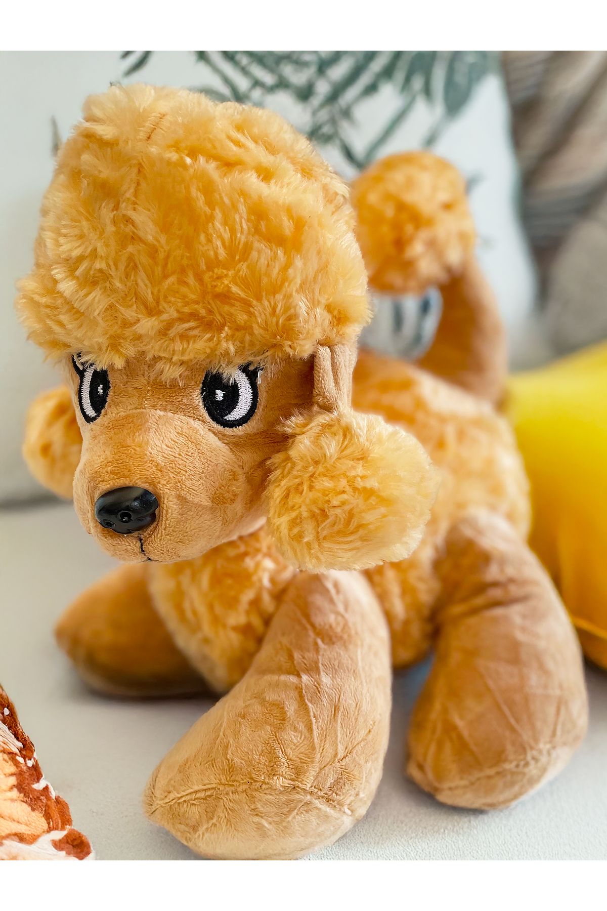 PoppyPlays Köpek Peluş Oyuncak - Toy Poddle Süs köpeği Tatlı Sevimli Yumuşacık Oyuncak