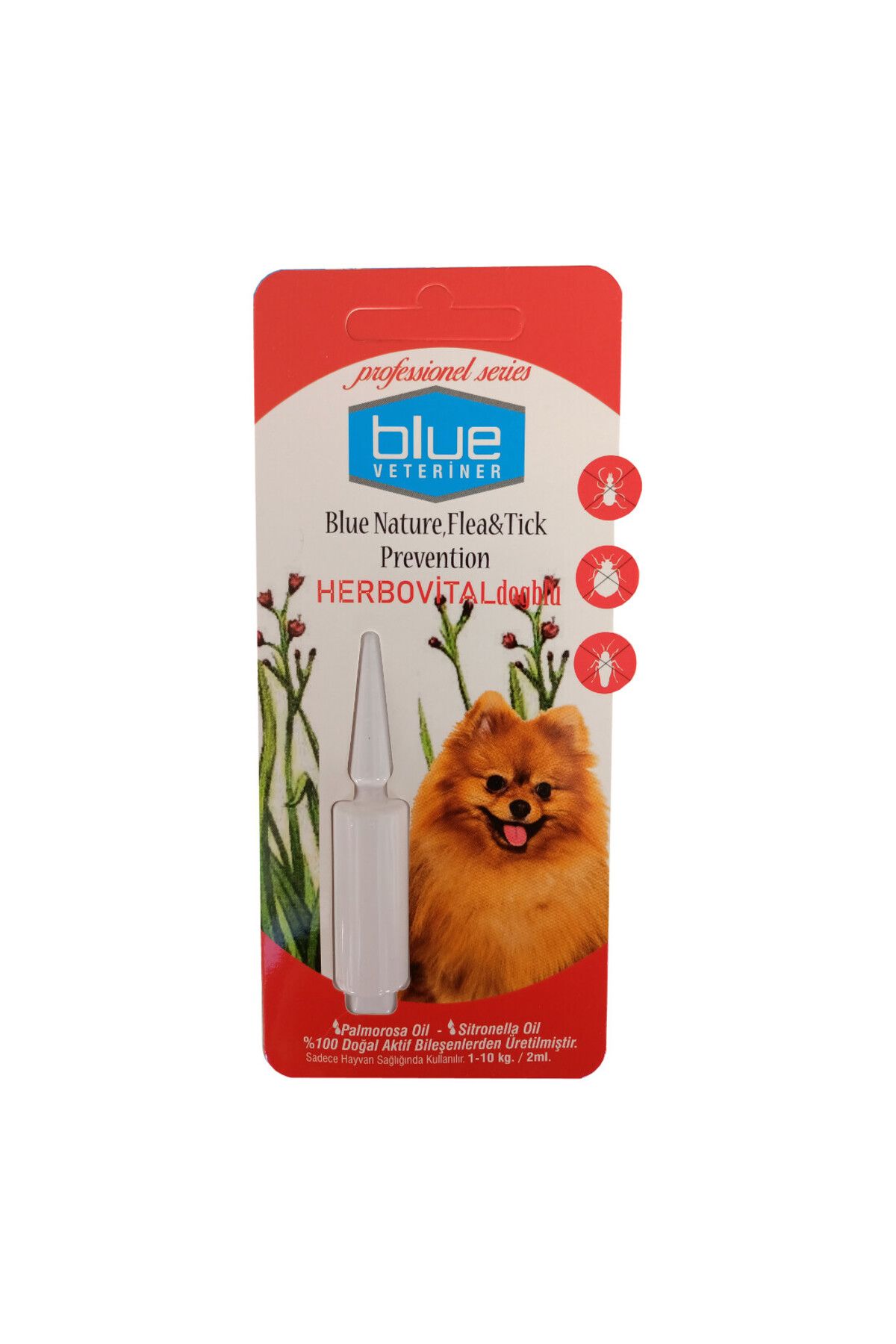 Vemora Blue Veteriner Herbiovital Bitkisel Köpek Damlası 2 ml ( 1-10 kg )