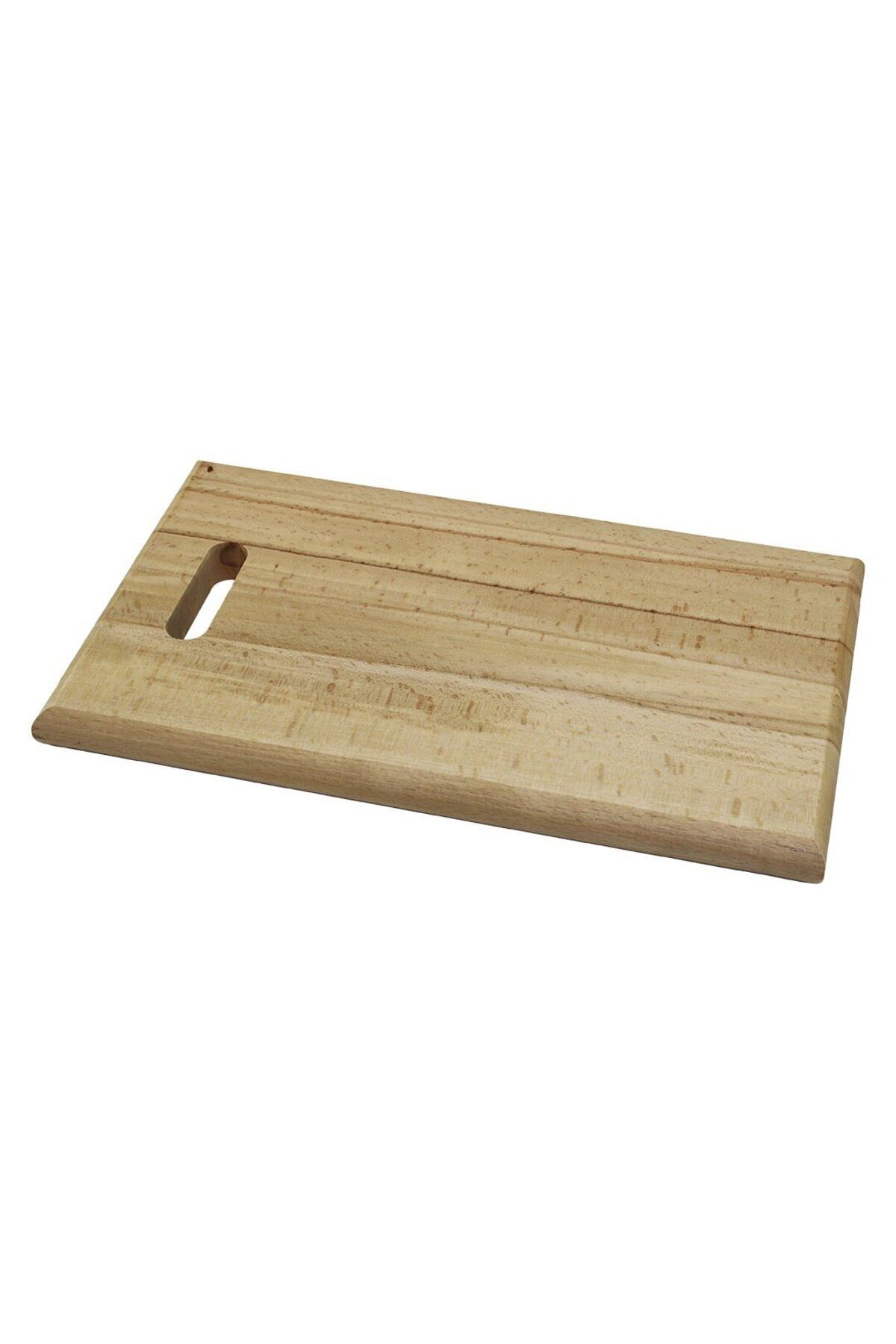 Vemora 25X40CM KALIN=2.5CM AHŞAP KESİM PANOSU - ET TAHTASI EL GEÇMELİ KULP (5166)
