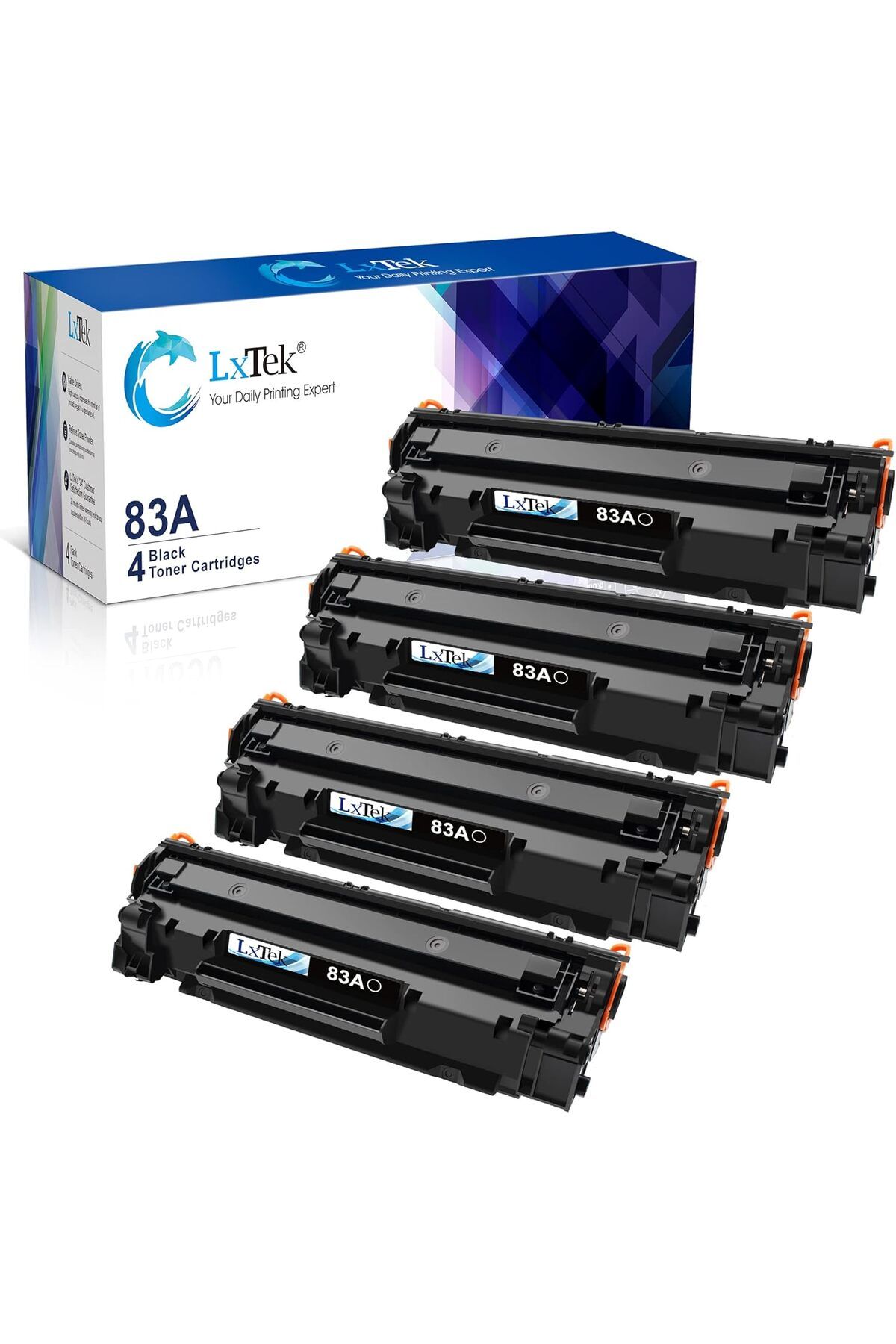 HP *YA-DE TONER*Laserjet Pro MFP M125nw M201dw M225dw M201n M125a M127fn M127fw, 4 Black CF283A