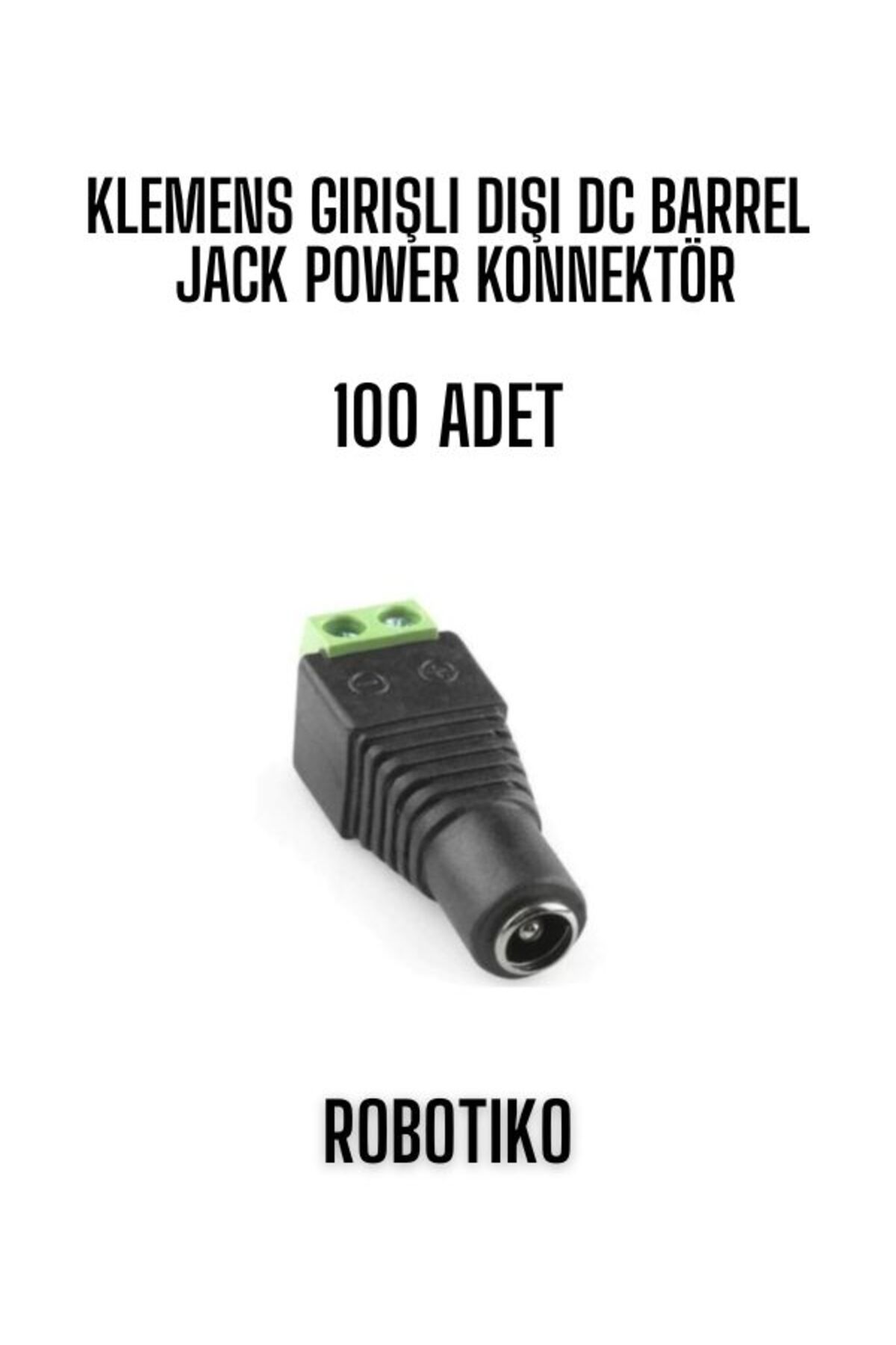 OEM Klemens Girişli Dişi 2,1 mm Dc Barrel Jack Power Konnektör 100 Adet