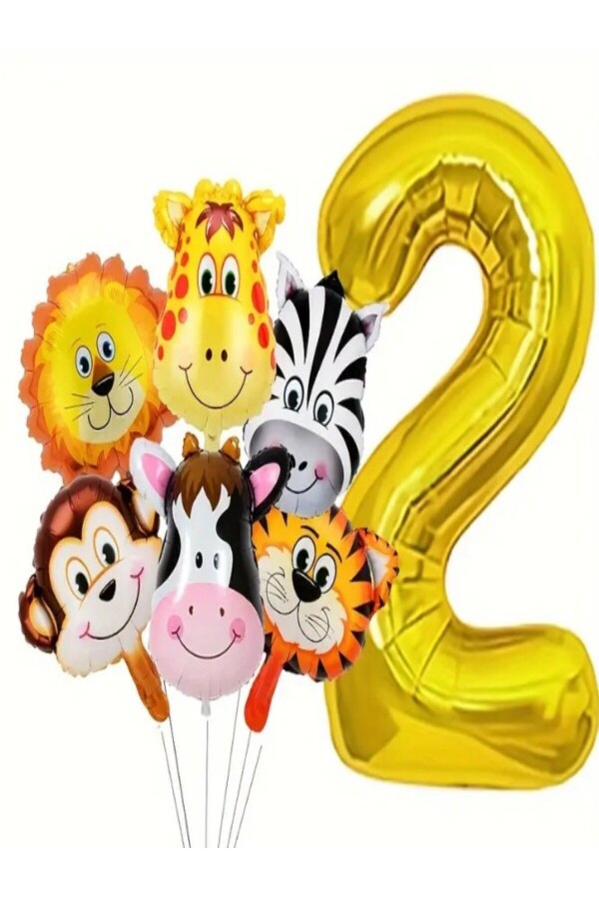 klbk SAFARİ HAYVAN FİGÜRLÜ BALON SETİ