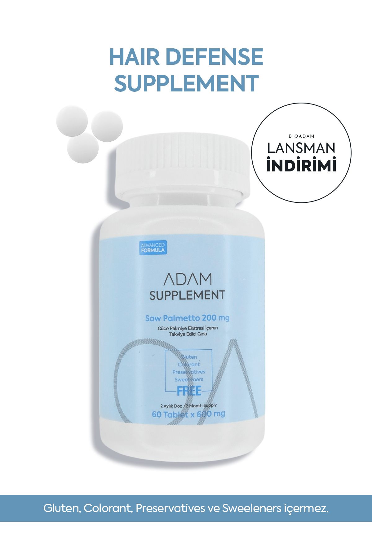 Bioadam Saw Palmetto 60 Tablet