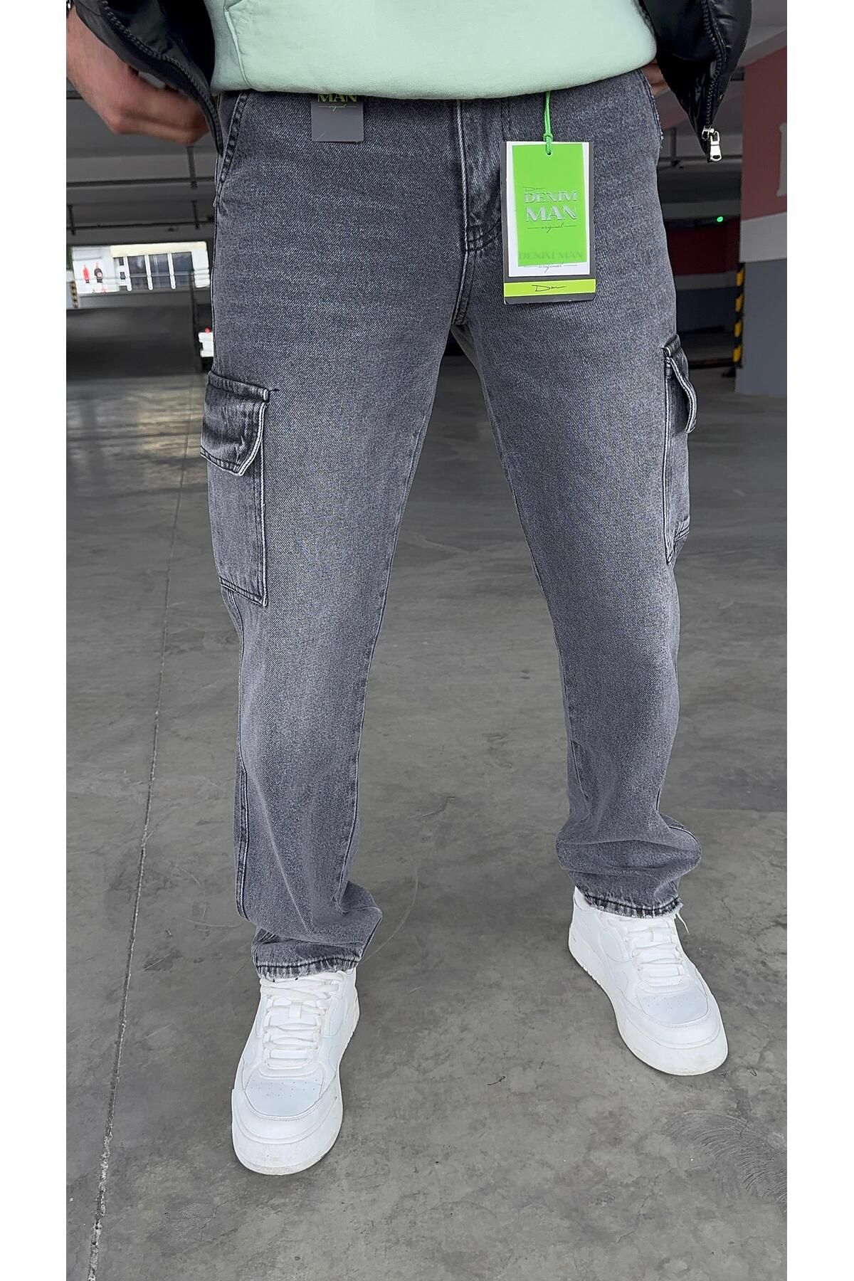 viking's line Erkek Kargo Antrasit Baggy