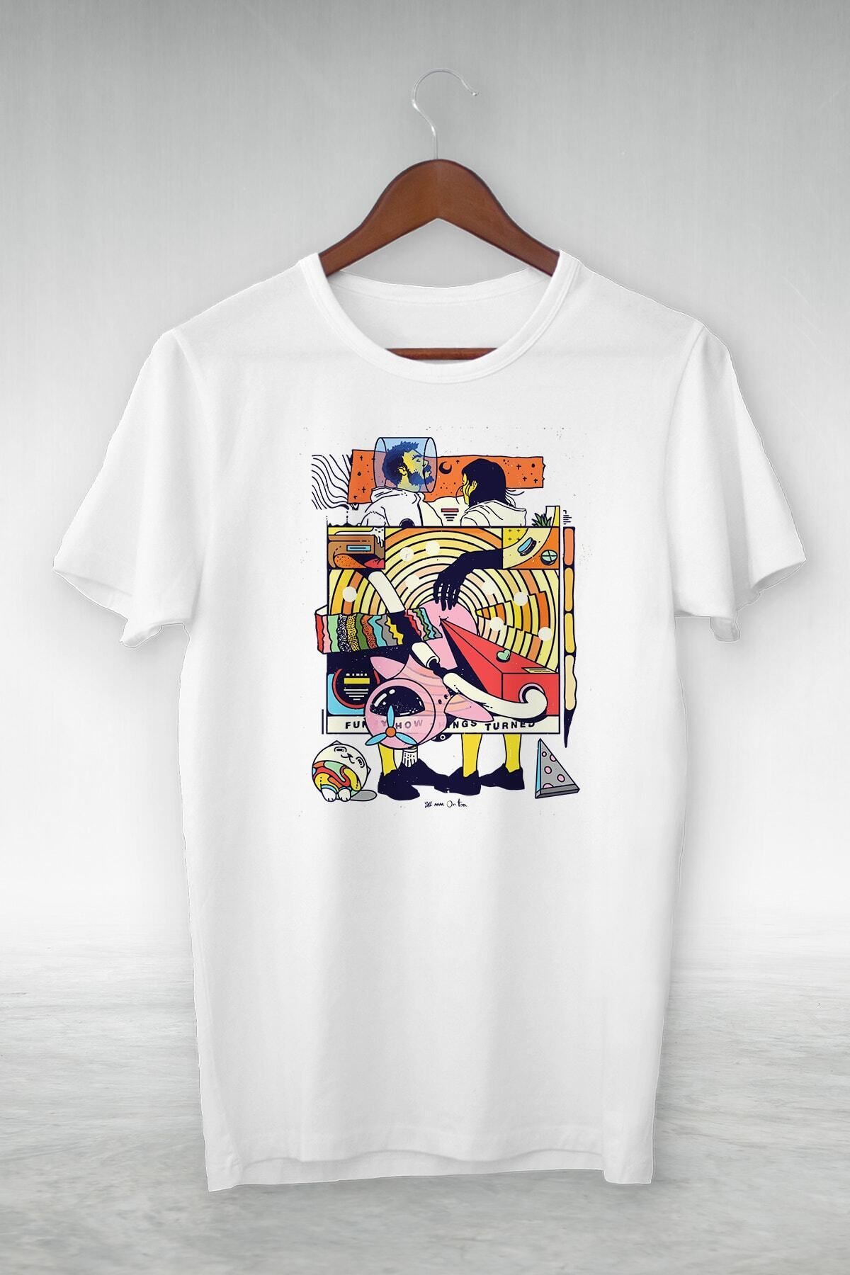 donamod Beyaz Tasarım Tshirt