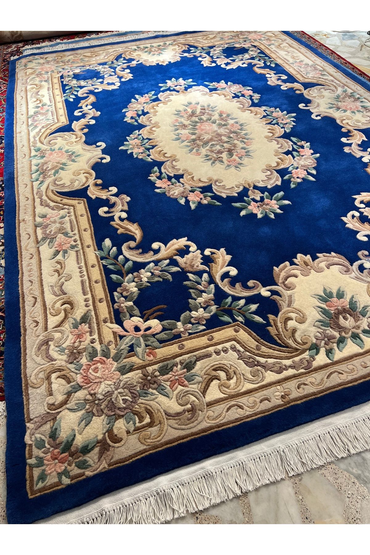 RD RAMAZAN DAĞ EL HALI SANATI El Dokuma Kabatmalı Çin Halısı Piyasada Nadiren Bulunan Çin Halısıdır Ebat 305x210