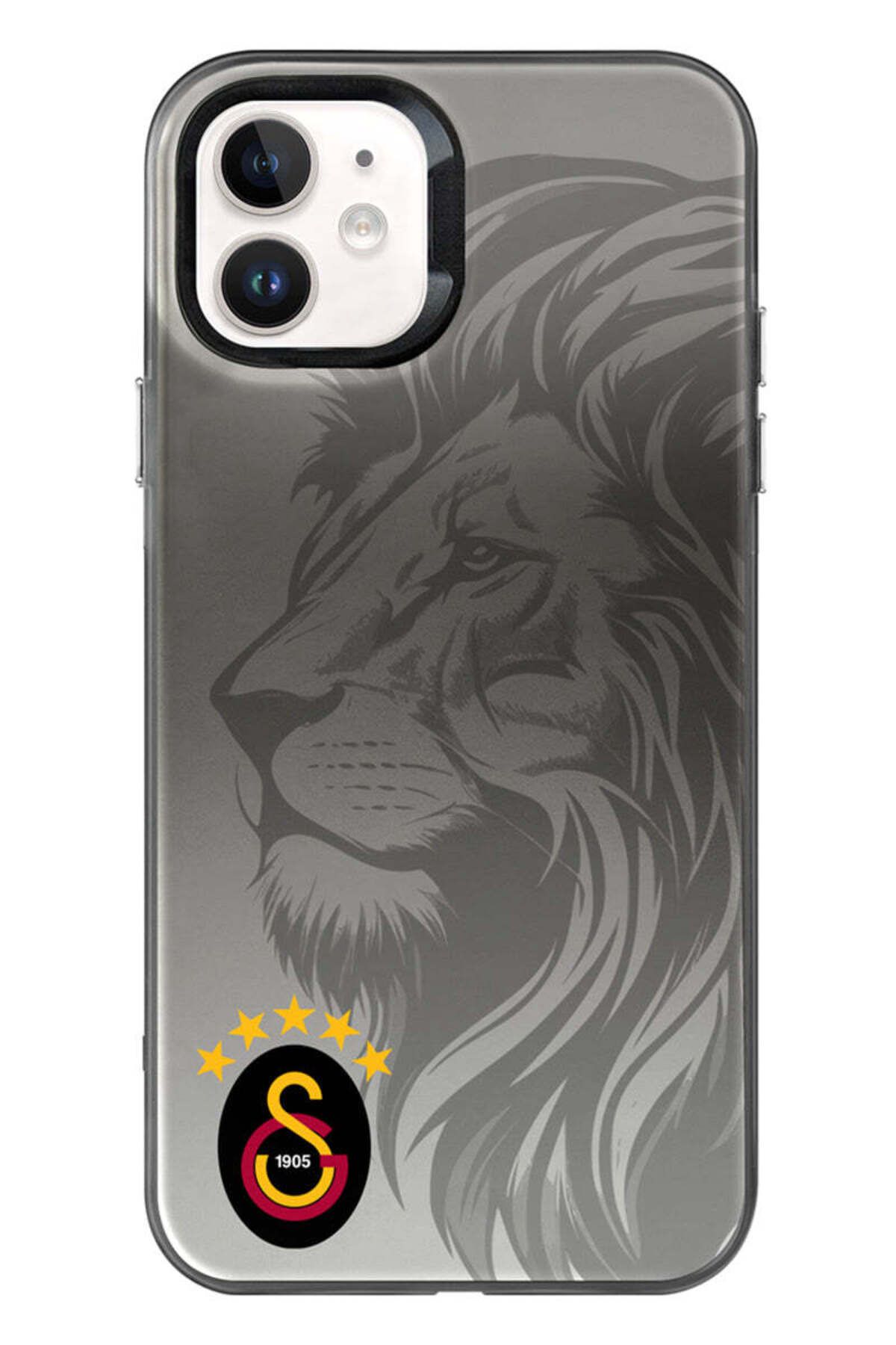 Galatasaray iPhone 11 Uyumlu Galatasaray 5 Yıldız Aslan Premium Lisanslı Telefon Kılıfı