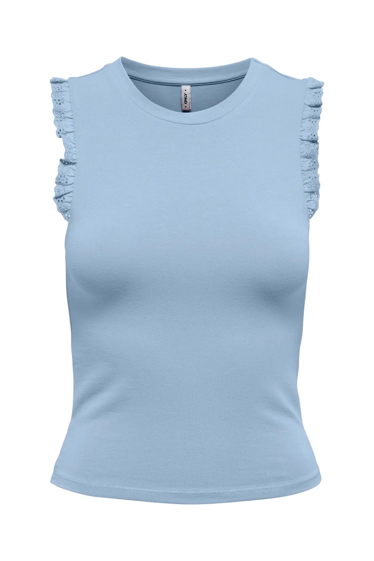 ONLY ONL30 AIAH S/L FRILL TOP CS JRS