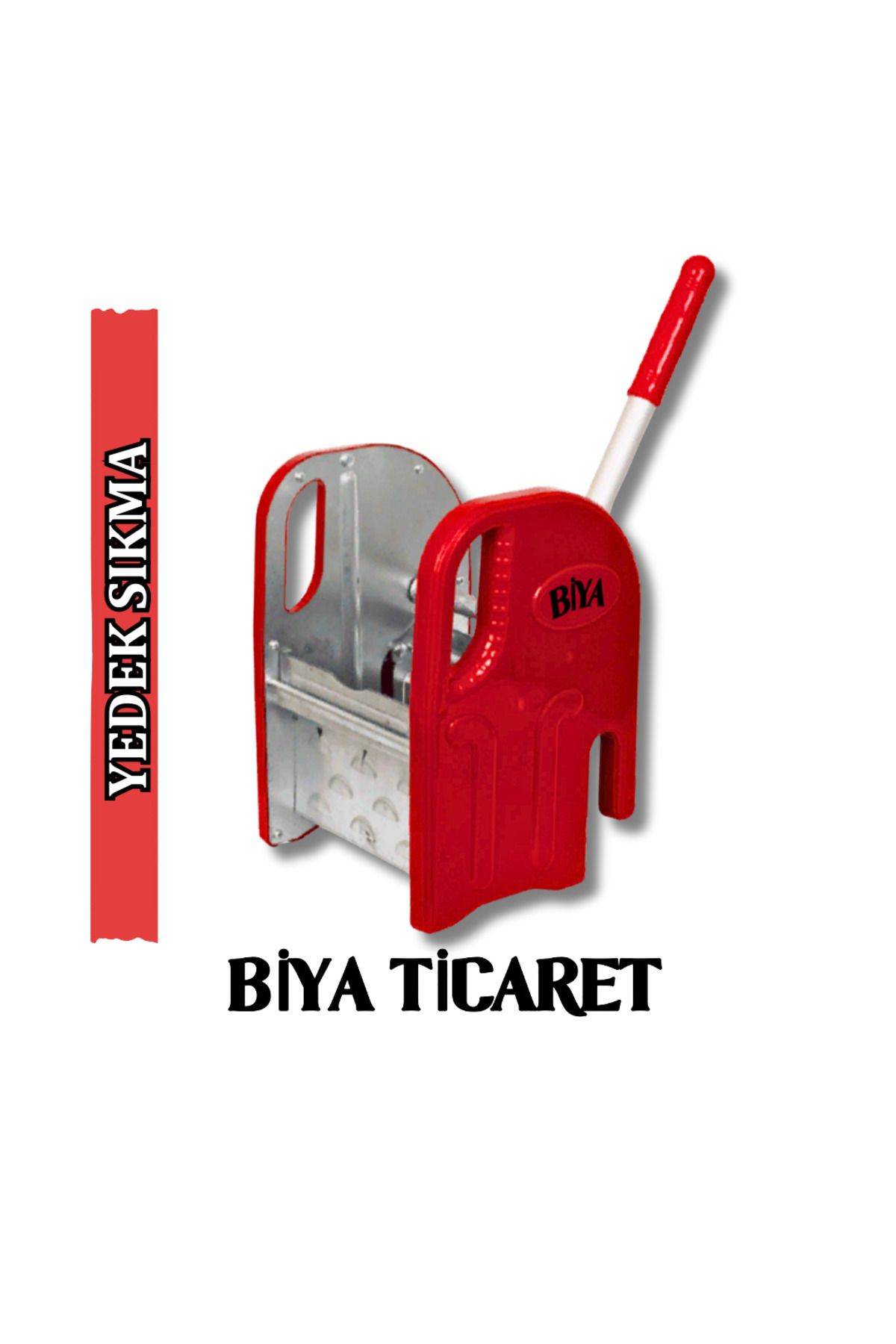BİYA Temizlik Arabası Metal Yedek Presi (Çelik Yedek Sıkma Aparatı)