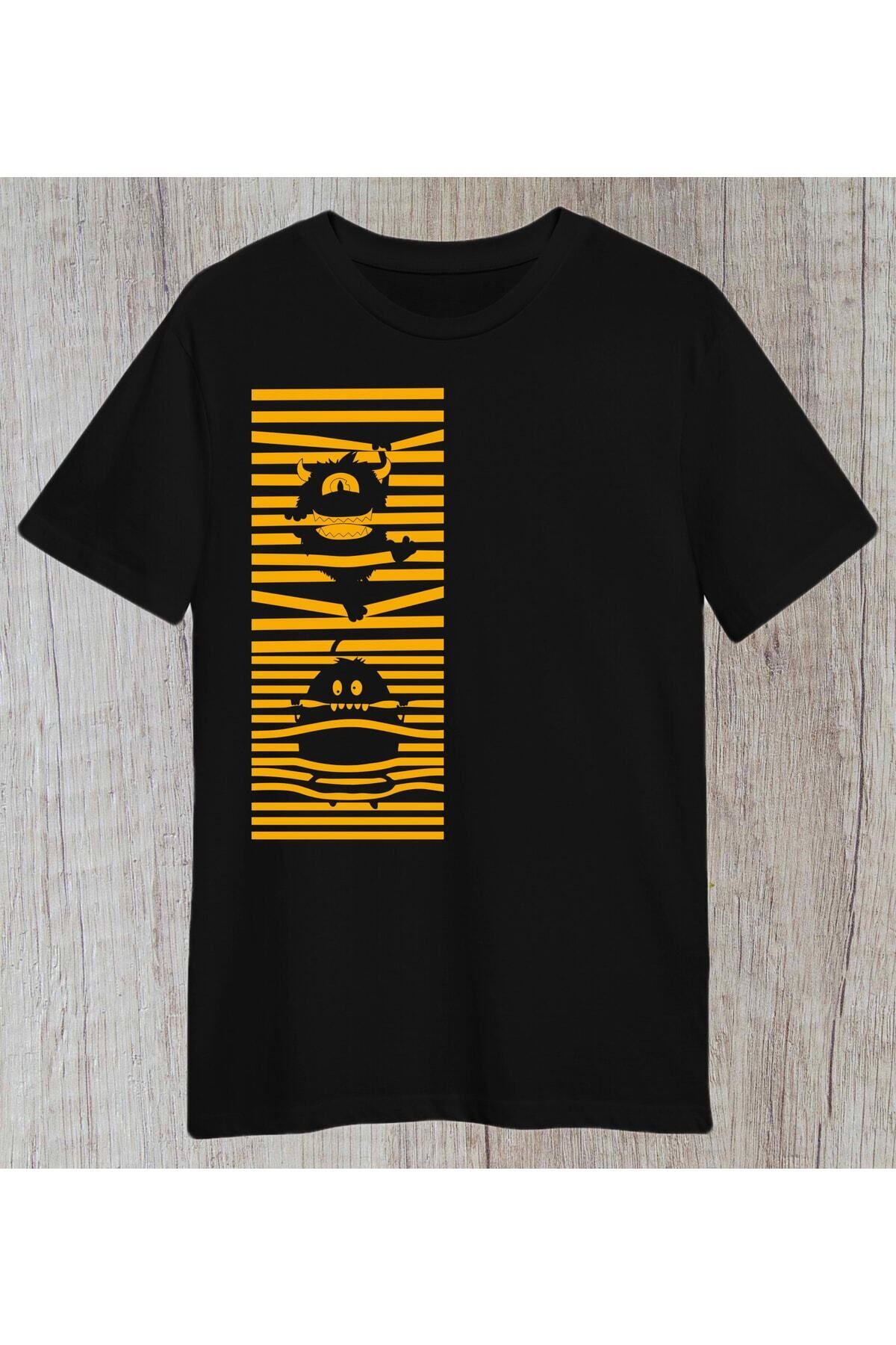 donamod Erkek Monster Tasarım Regular Tshirt