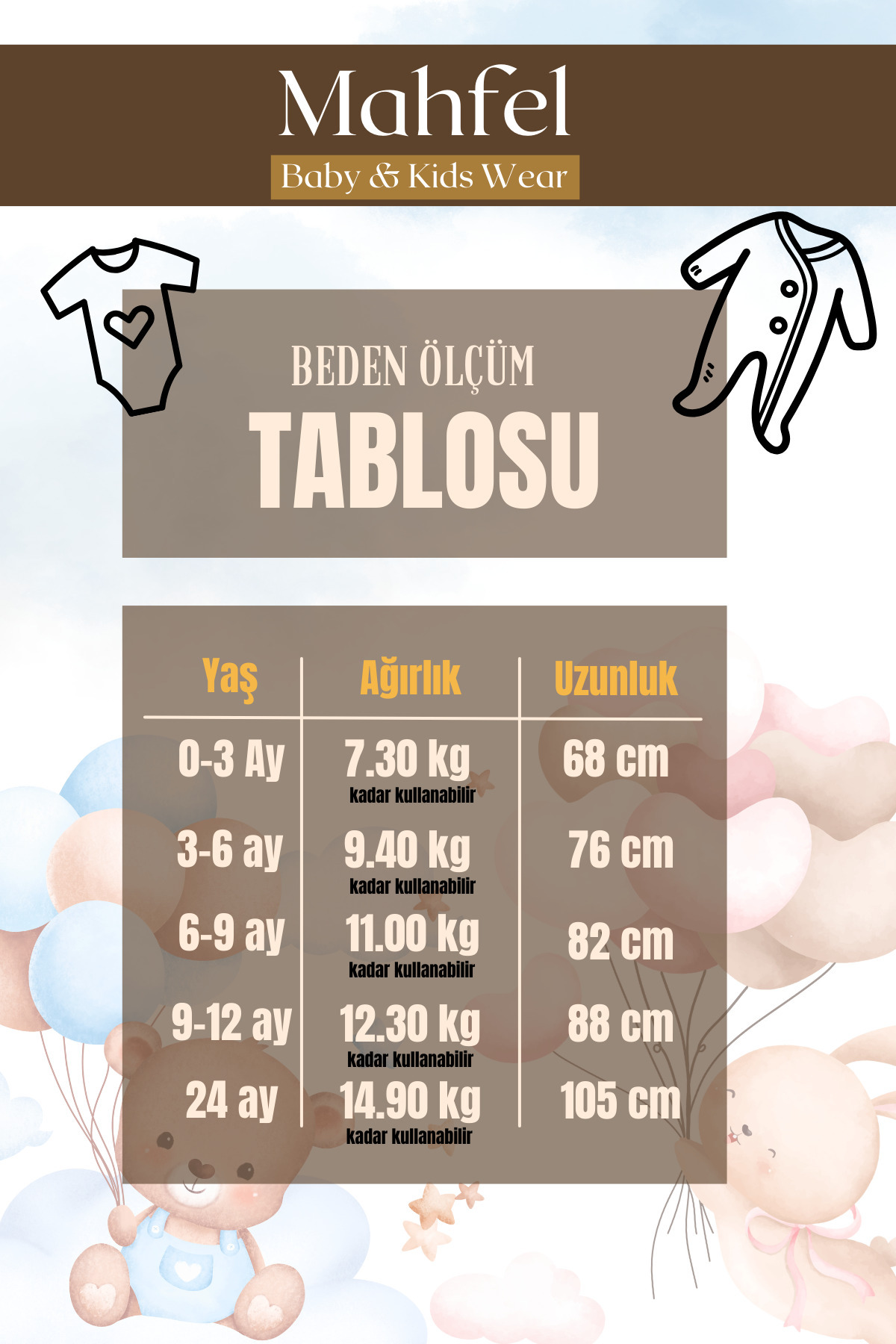 MAHFEL %100 Organik Pamuklu Çıtçıtlı Kolsuz Bebek Body Zıbın fotoğrafı 5 (önizleme)