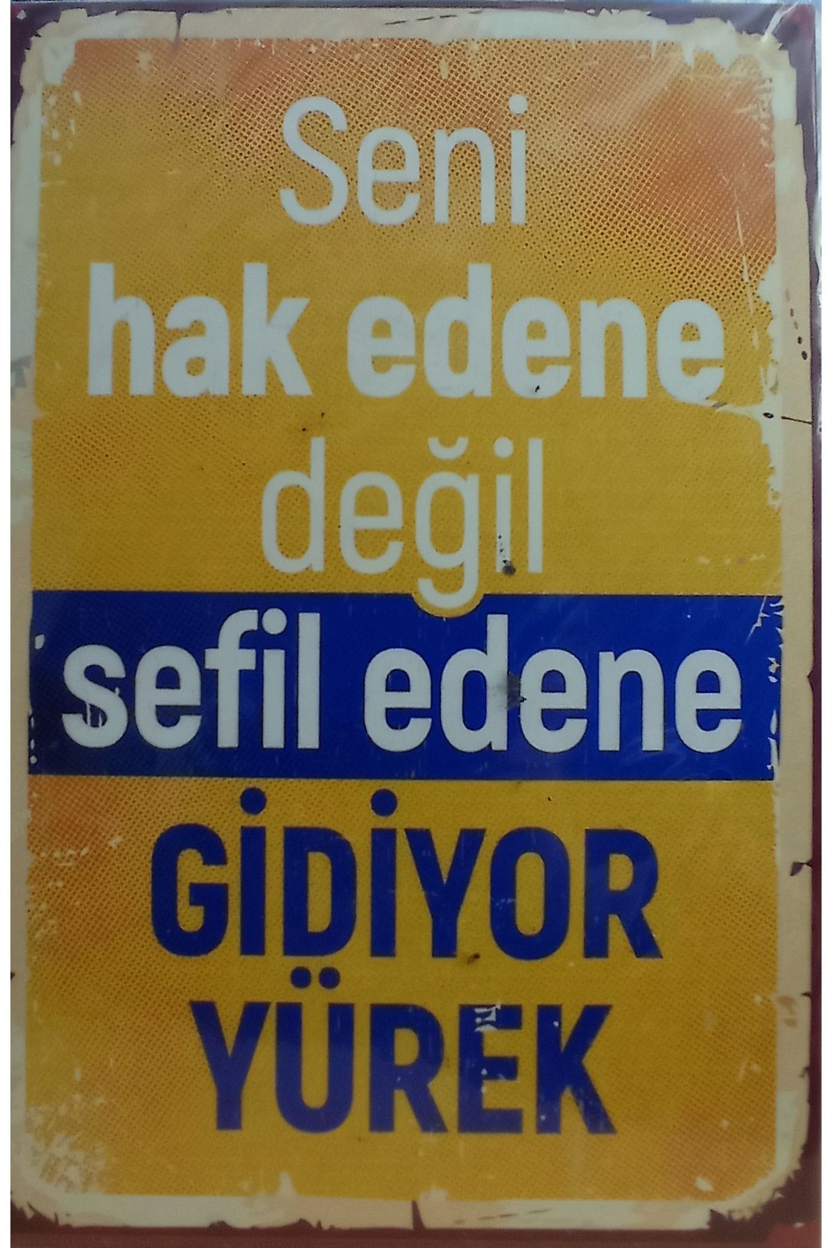 Haki Alışveriş Dünyası Tablo 20x30 cm mdf
