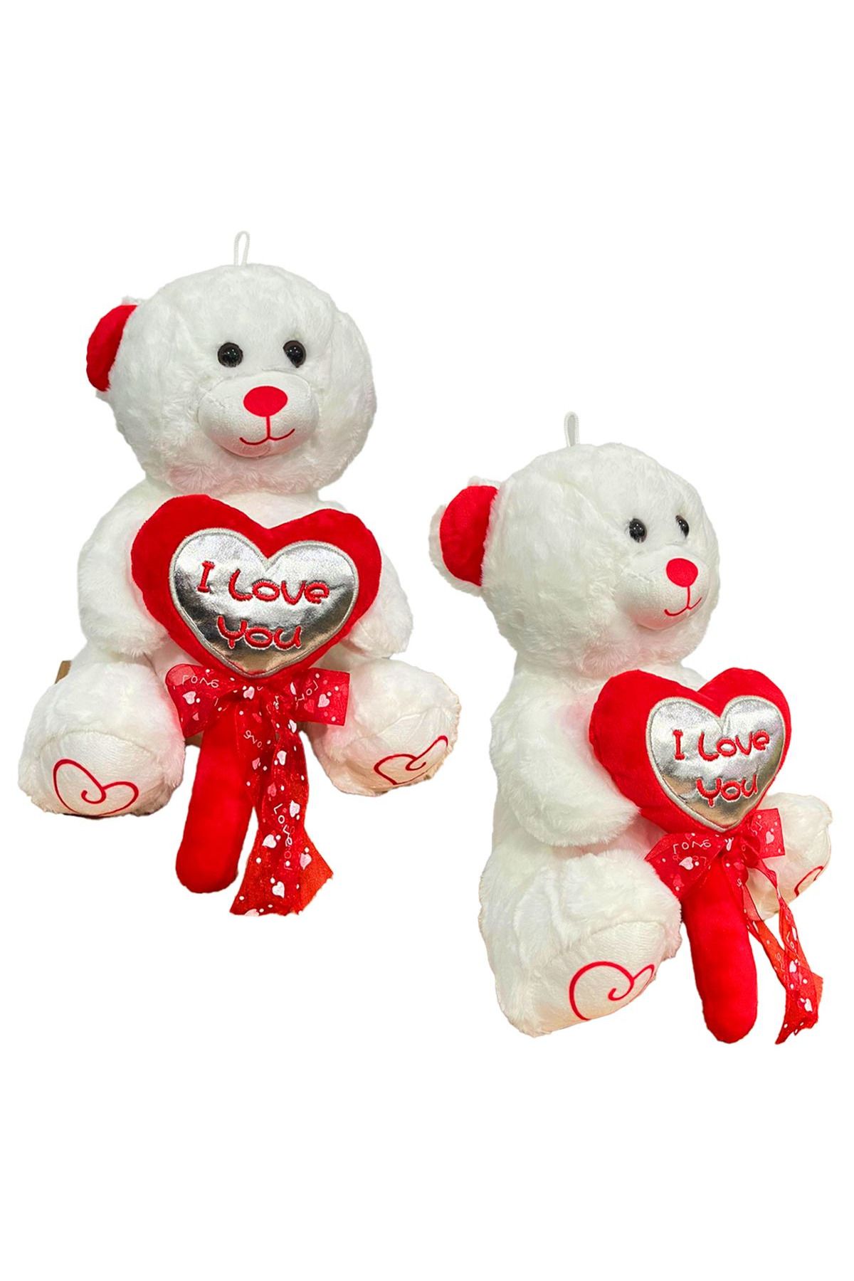 Art Tone HALLEY OYUNCAK PELUŞ ŞEKER KALPLİ AYI 30 CM