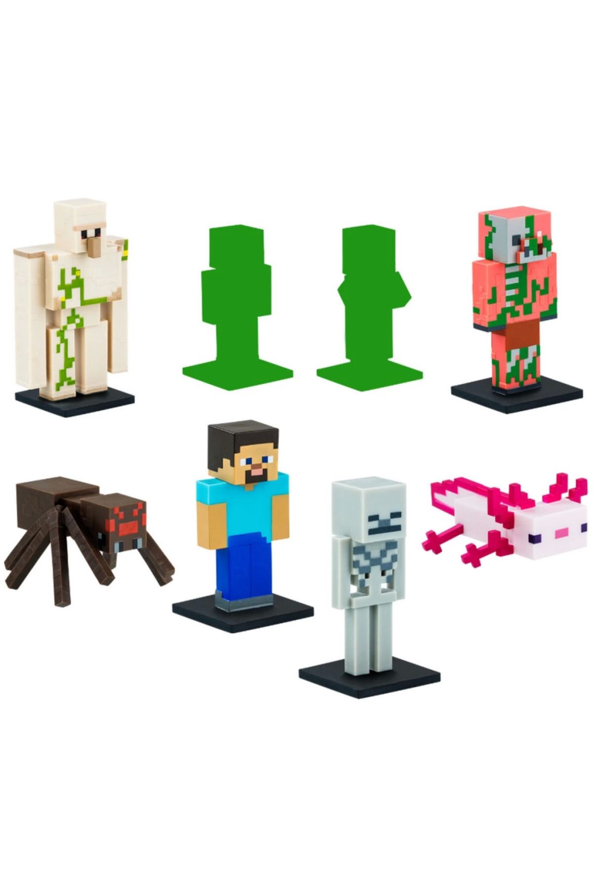 Skygo Minecraft 3D Figür Kalem Başlığı Toppeez 8'li