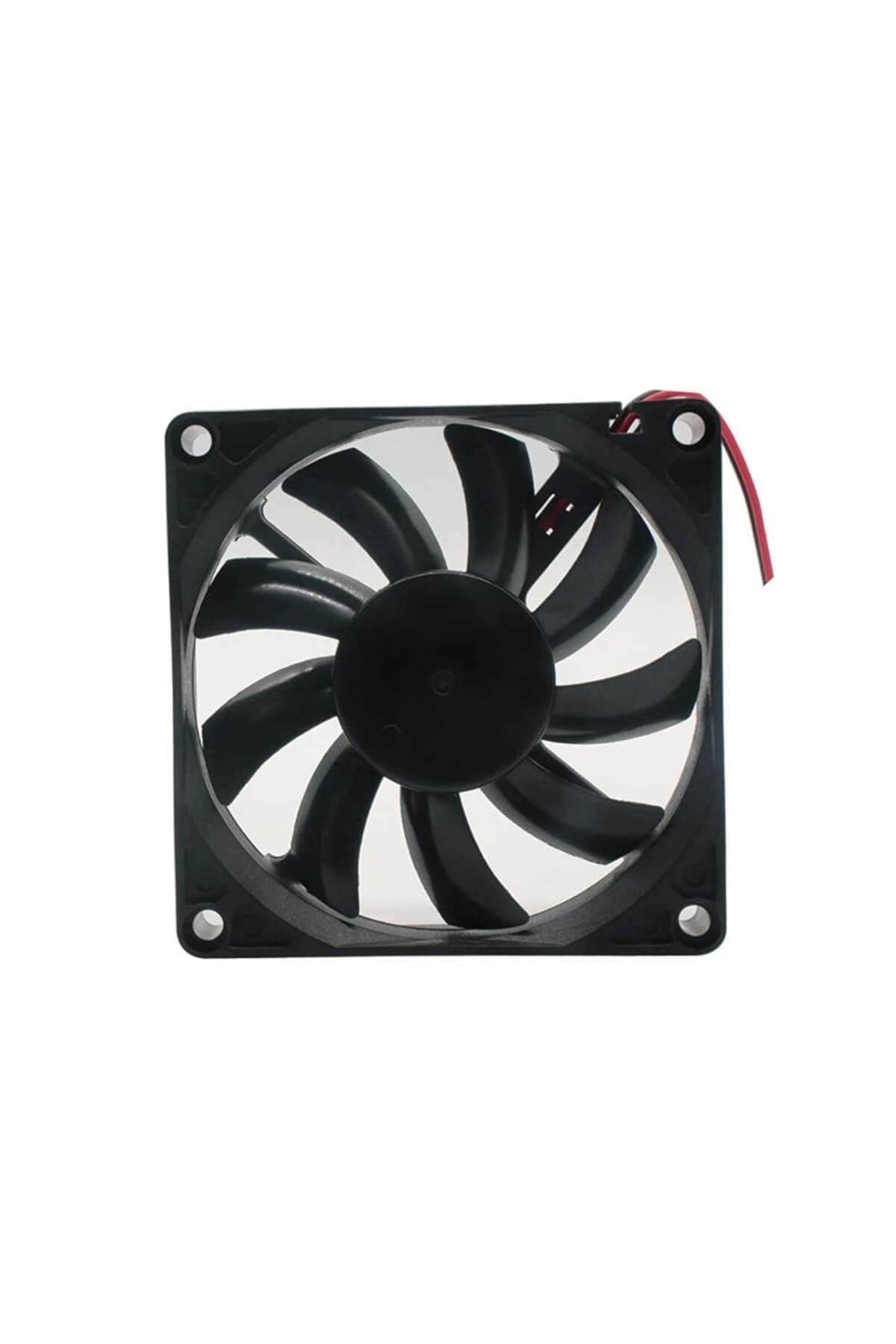 Helweet Ventilator Silențios Pentru Carcasă, 2 Pini, 12 V, 3000 Rpm, Negru, 8 X 8 X 1,5 Cm - One Size