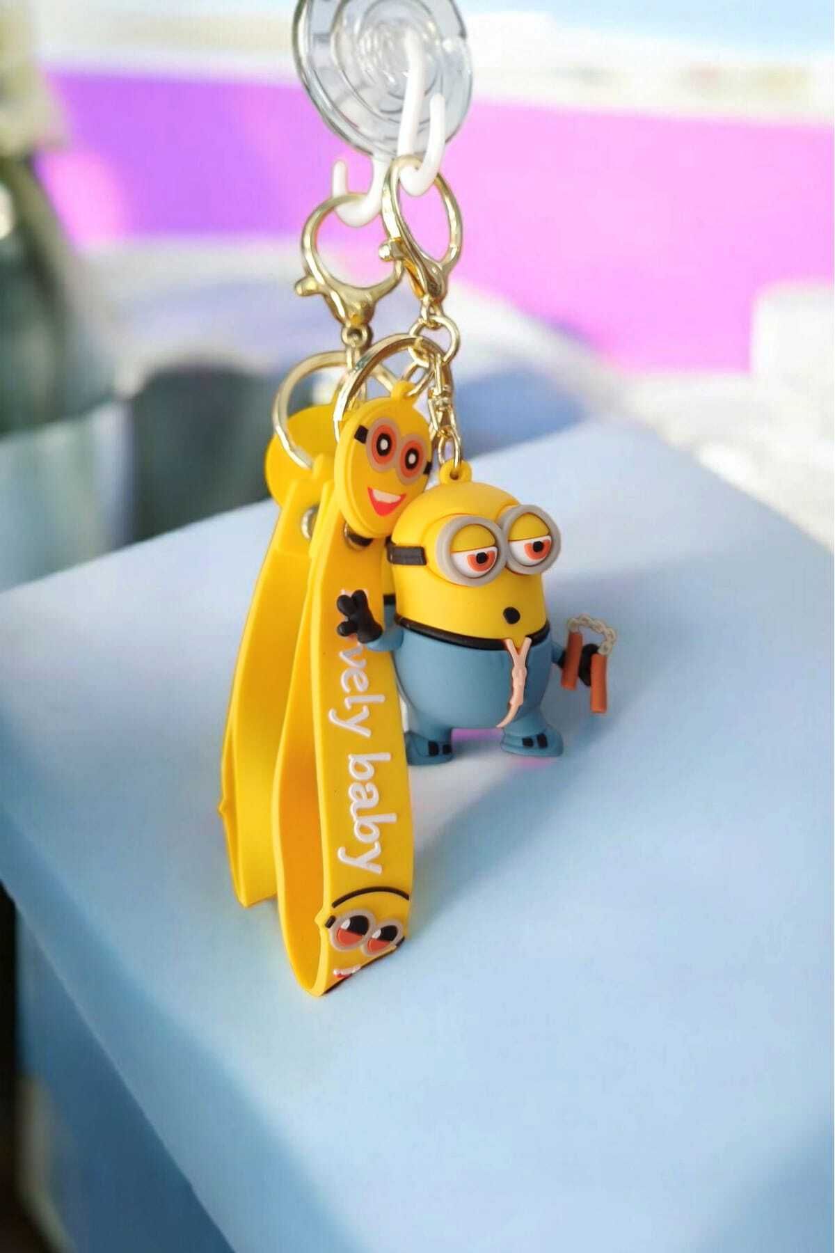 BlcBoutique Sevimli Çizgi Film Karakterli Anahtarlık