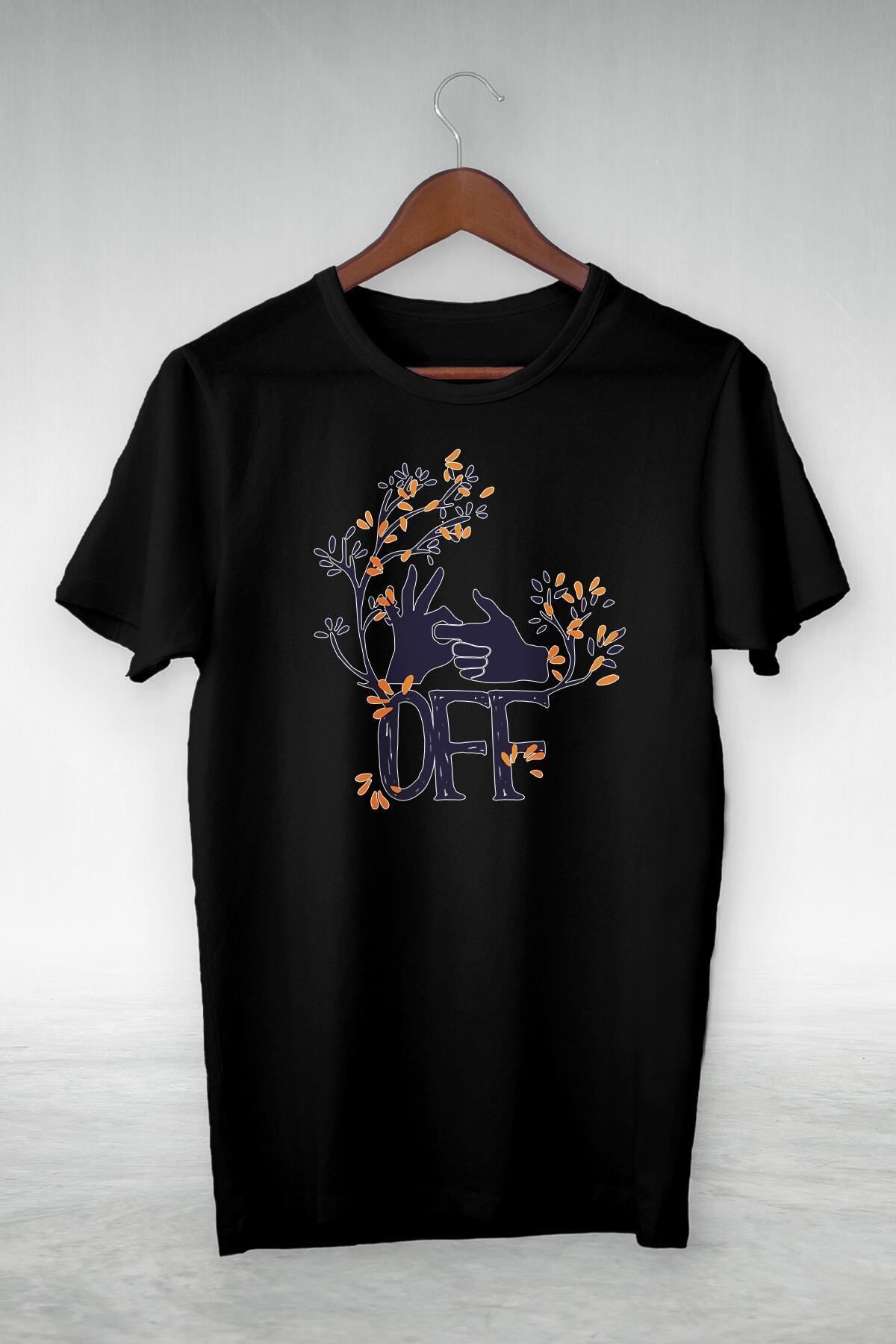 donamod Unisex Siyah hands In Trees T-Shirt