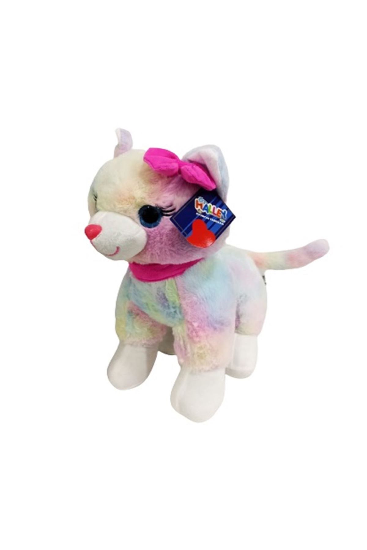 Art Tone HALLEY OYUNCAK PELUŞ PEMBE TOKALI KEDİ 40 CM