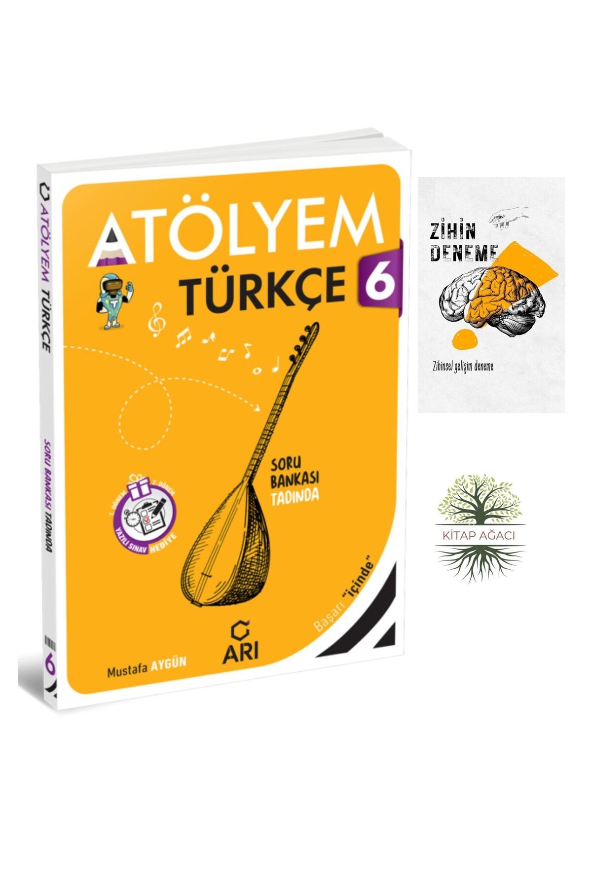 Karma Kitaplar ARI YAYINCILIK 6.SINIF TÜRKÇE ATÖLYEM +ZİHİNDENEME-AGAC-570