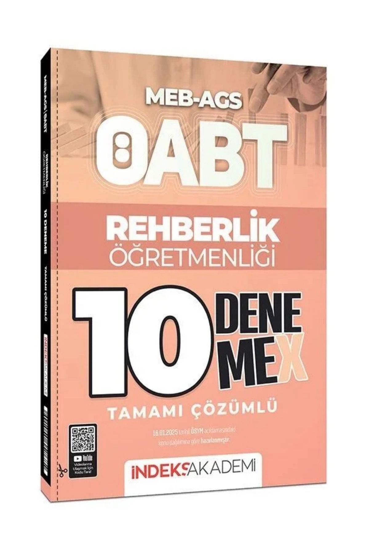 İndeks Akademi ÖABT MEB-AGS Rehberlik Öğretmenliği Tamamı Çözümlü 10 DenemeX-YEP YENİ
