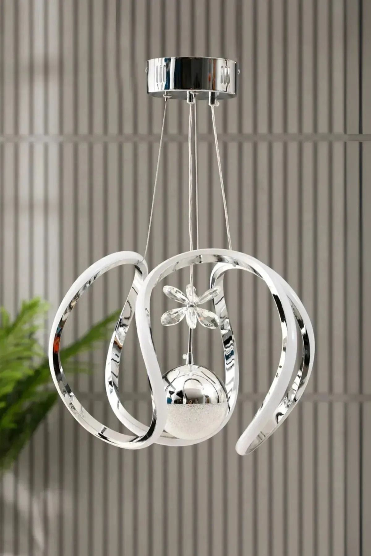 Hi Lighting MODERN TAÇLI ÇİÇEK MODEL TEK TOPLU AVİZE