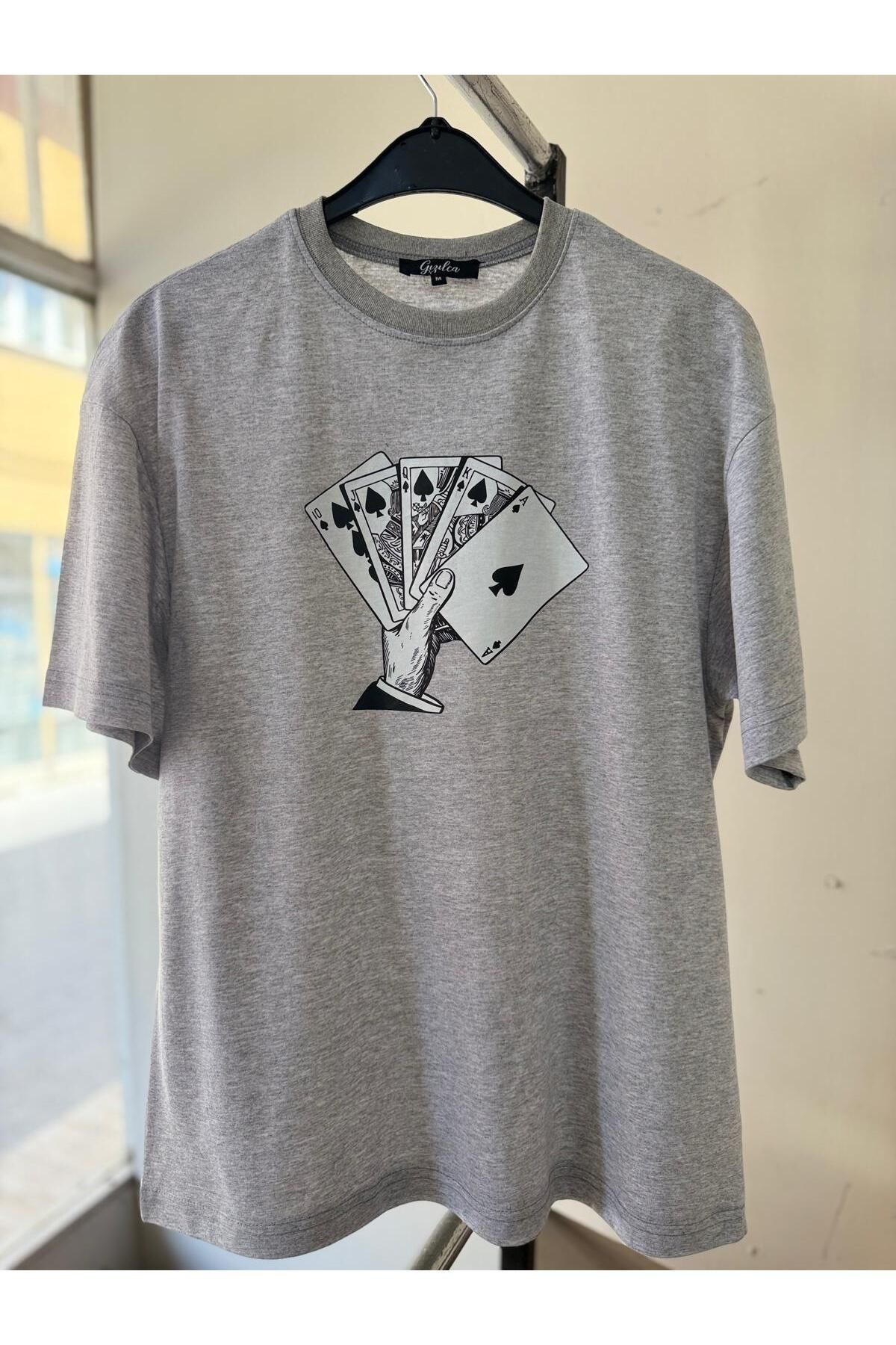 GIZILCA BASKILI T-SHIRT