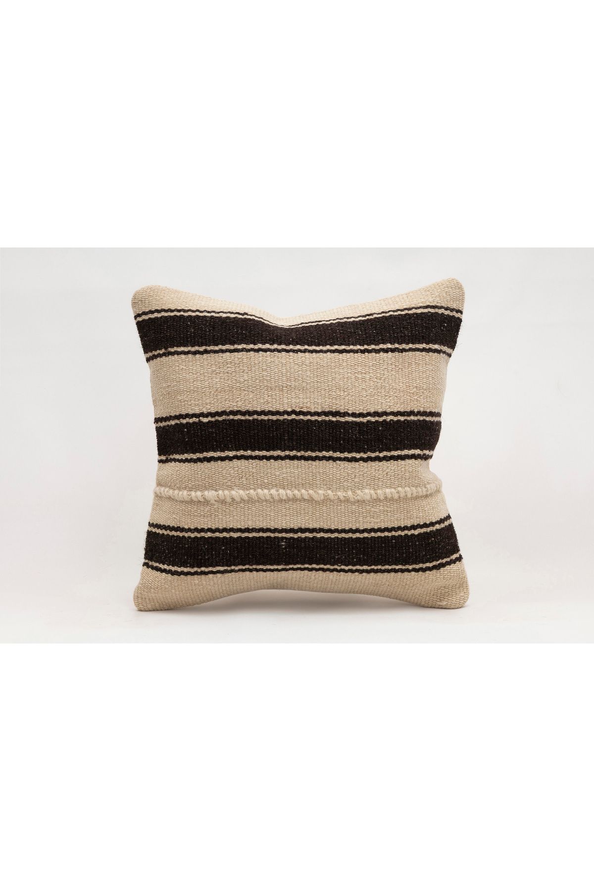 Kilim Whole Sale El Yapımı Kilim'den Yapılmış Vintage Kırlent Kılıfı, Yün, 40x40 Cm