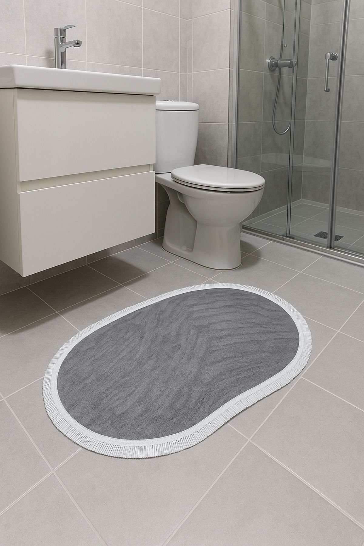 Gazelle Rugs Modern Kaymaz Tabanlı Kabartmalı Halı 60x100