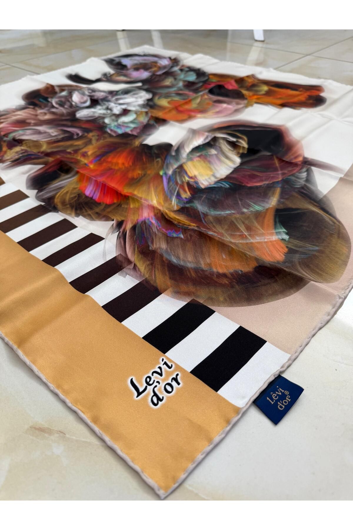 Levidor Twill Saf İpek Eşarp