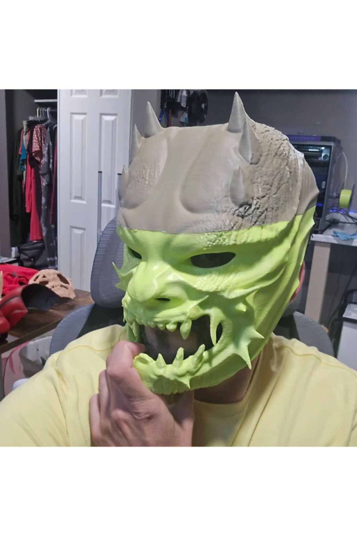 3d model s Büyük Demon Oni Maskesi – Özgün Tasarım 3D Baskı
